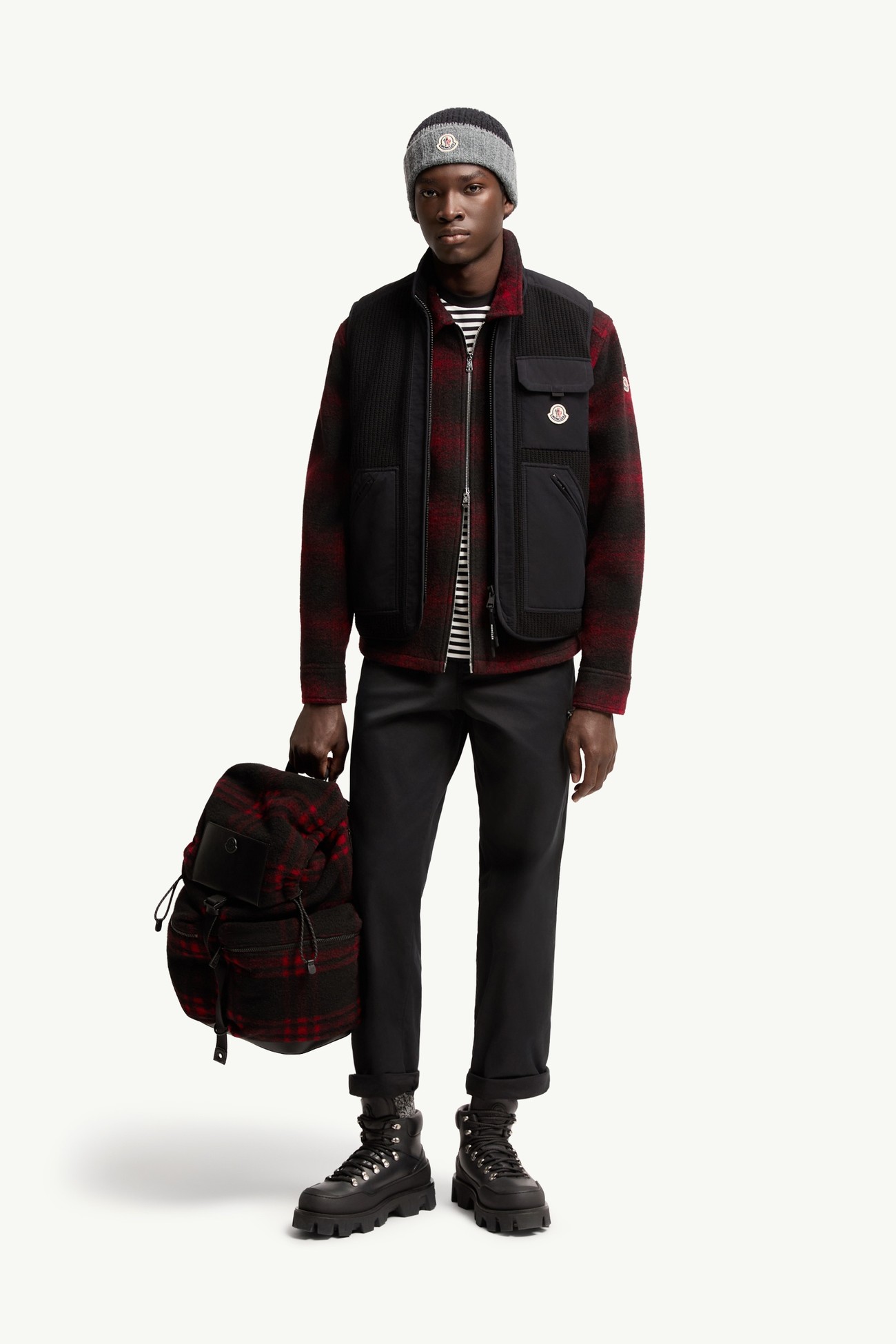 Lenevra 다운 베스트 남성 블랙 Moncler 0