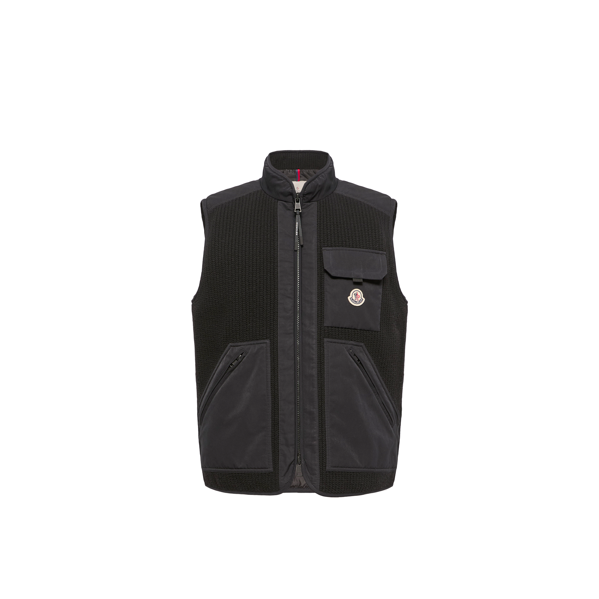 Moncler Men's Black Lenevra Wool-Blend Down Vest UK Size 44 - Mytheresa - Image 2