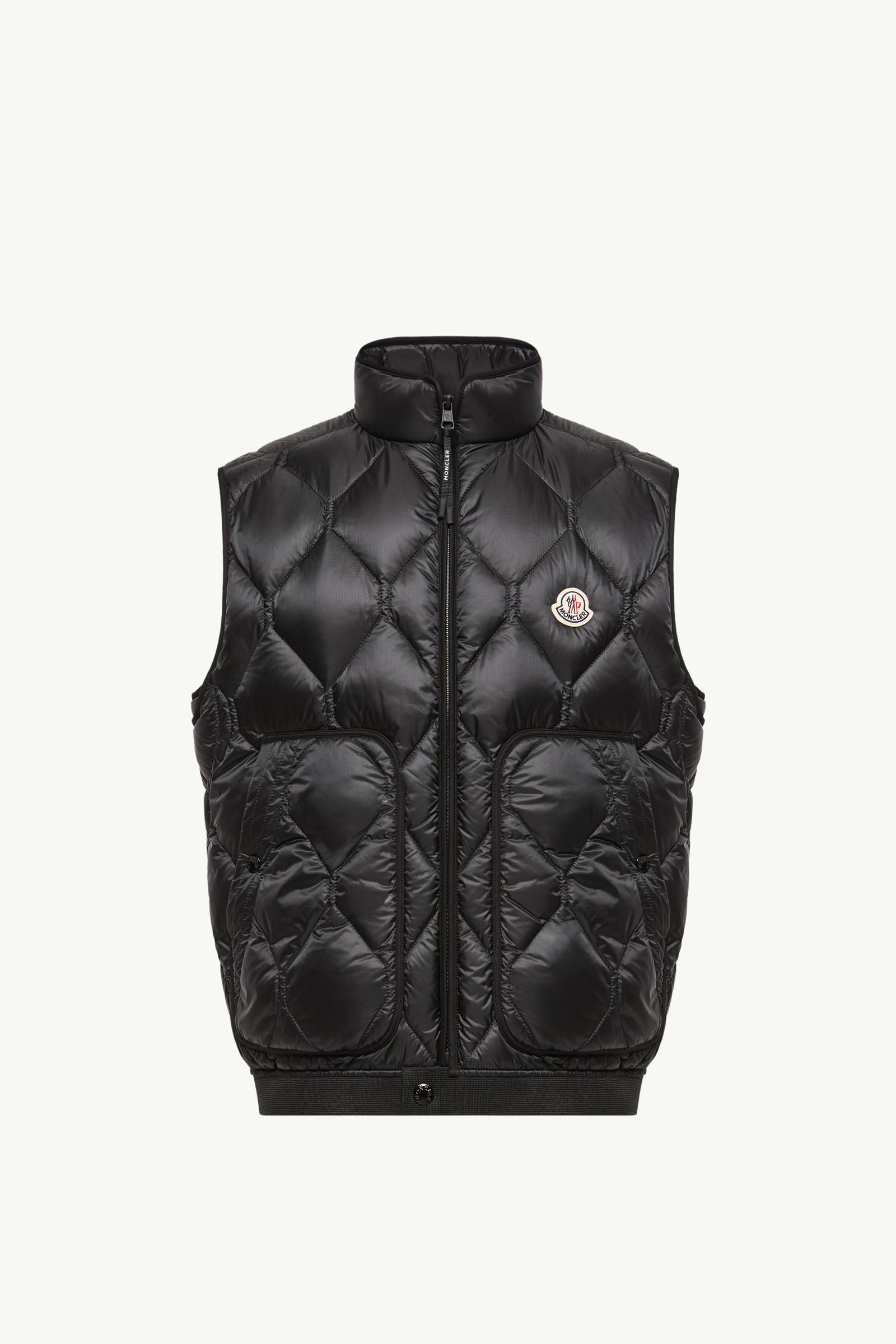 Erelia Diamond Quilted Down Gilet Men Black Moncler, 1 of 0
