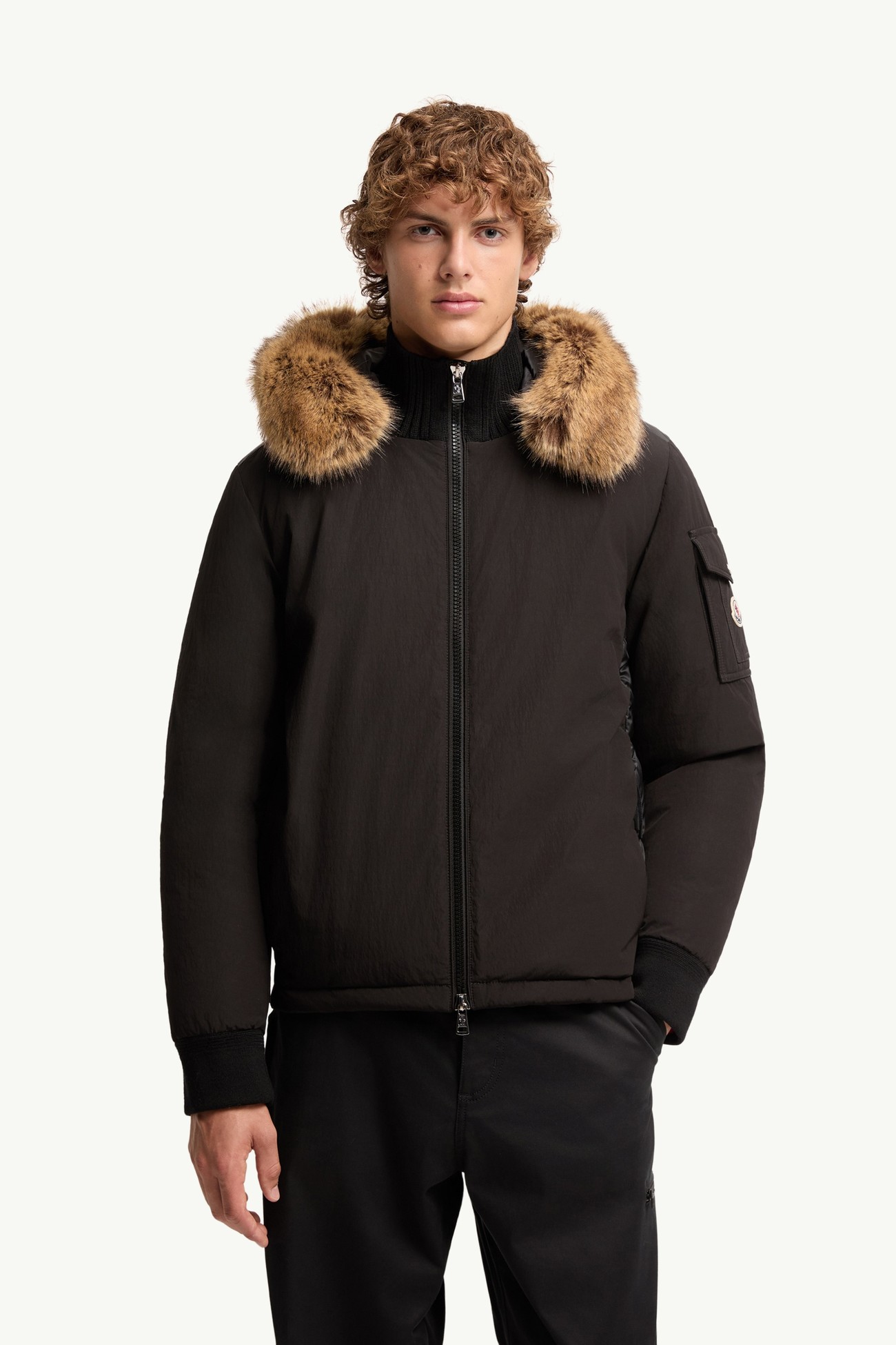 Drelisca Hooded Down Parka Jacket Men Black Moncler 3