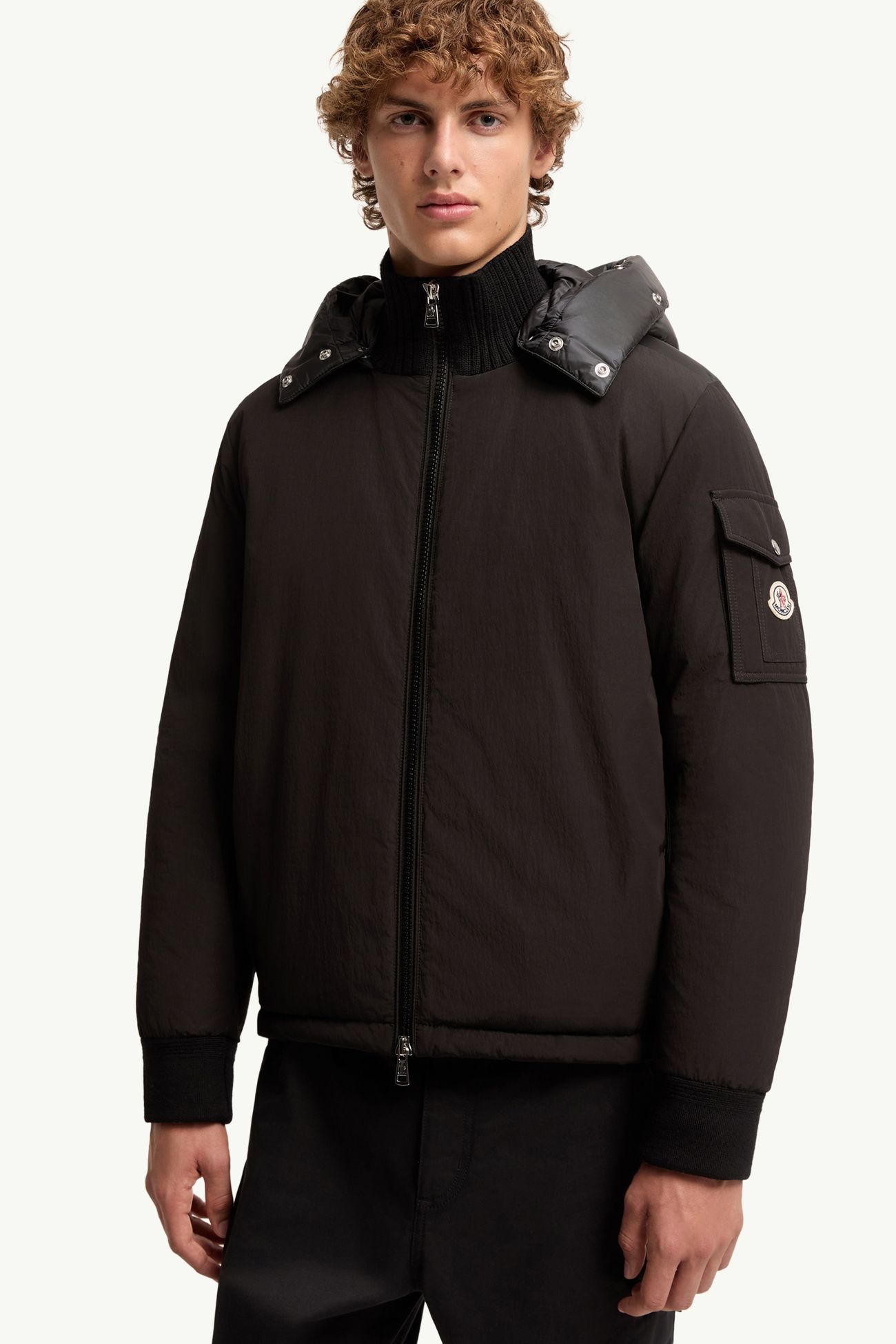 Drelisca Daunenparka mit Kapuze Herren Schwarz Moncler 5