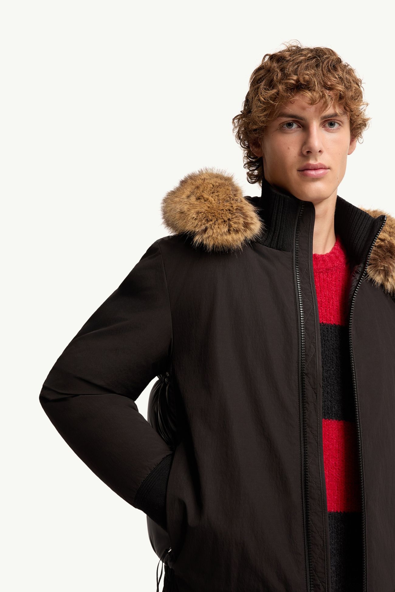 Drelisca Hooded Down Parka Jacket Men Black Moncler 6