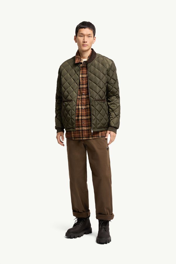 Doudoune courte Eclal Hommes Vert Olive Moncler 0