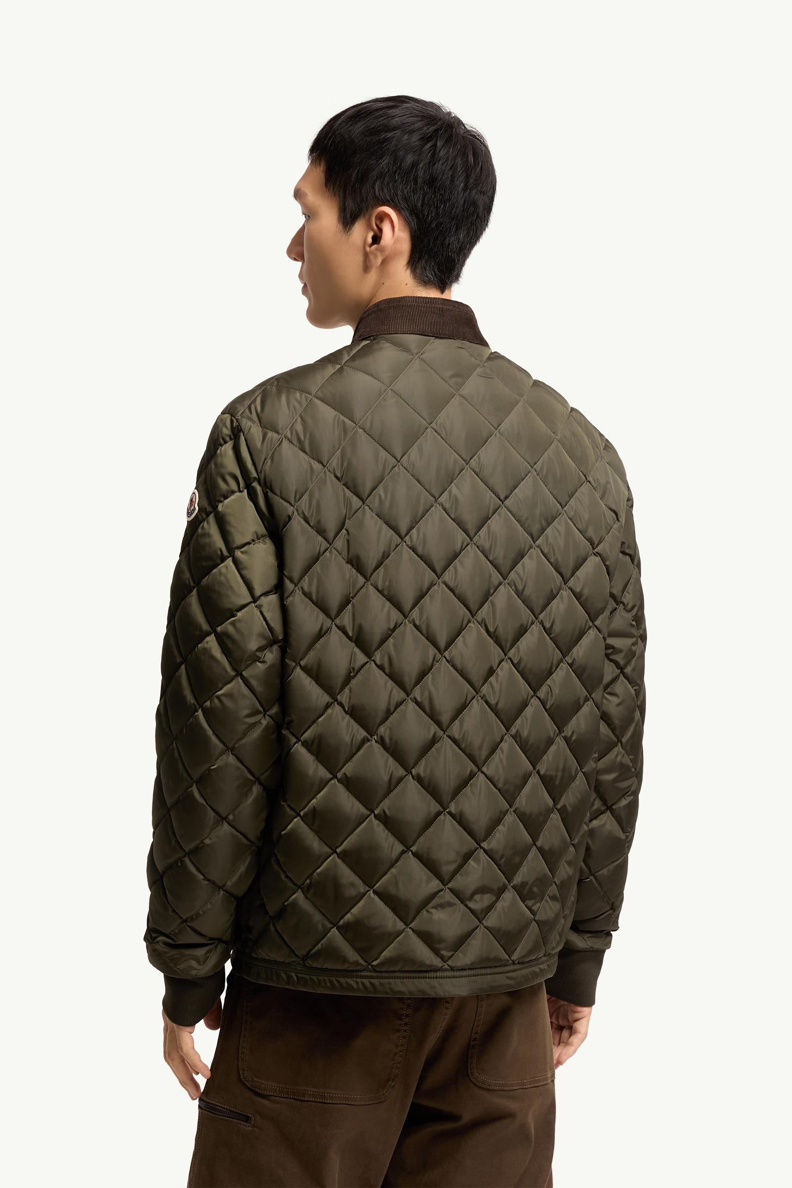 Olive Green Eclal Short Down Jacket - Lightweight Down Jackets for
