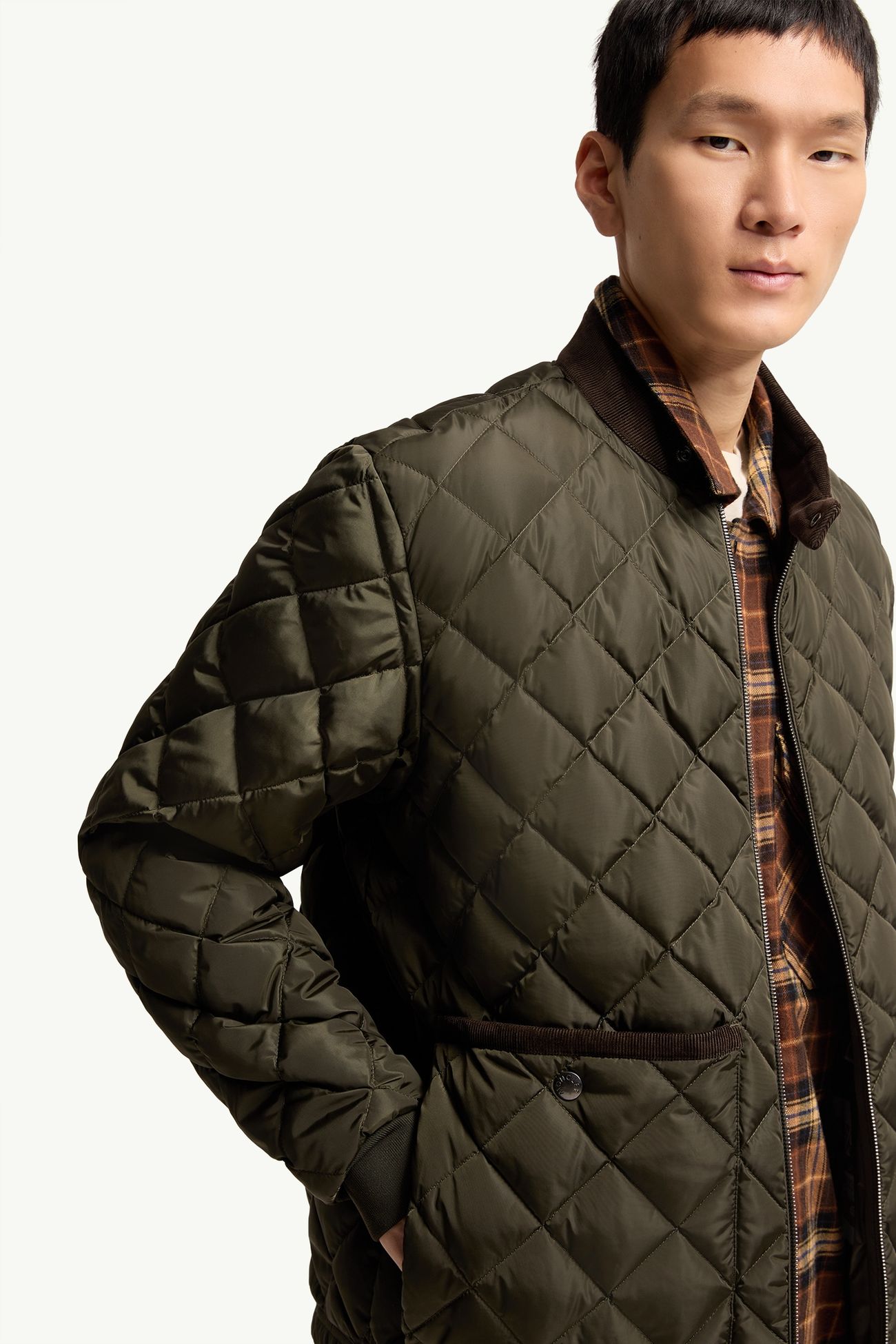 Doudoune courte Eclal Hommes Vert Olive Moncler 5