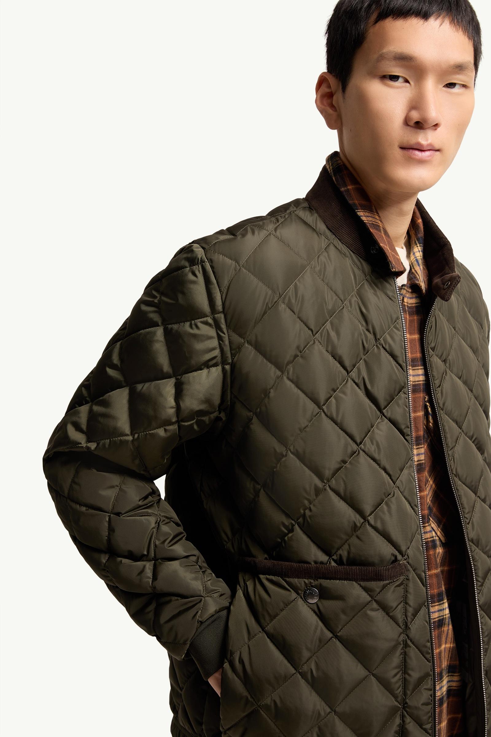 Olive Green Eclal Short Down Jacket - Lightweight Down Jackets for