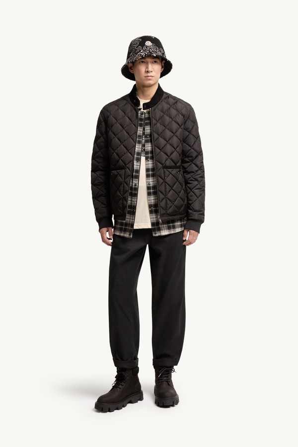 Eclal 쇼트 다운 재킷 남성 블랙 Moncler 0