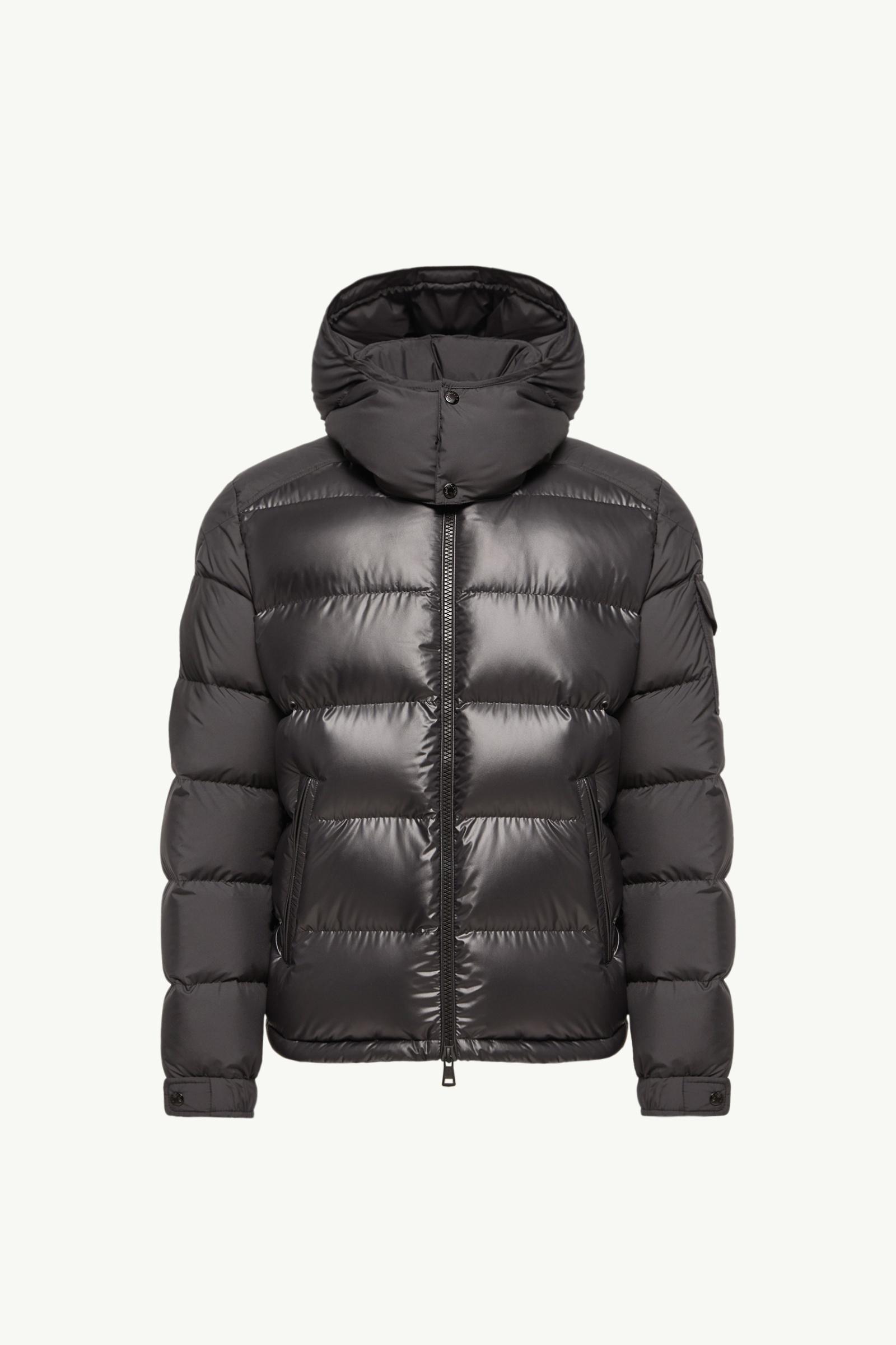 Moncler Maya男士连帽短款羽绒夹克外套 男士 黑色 Moncler