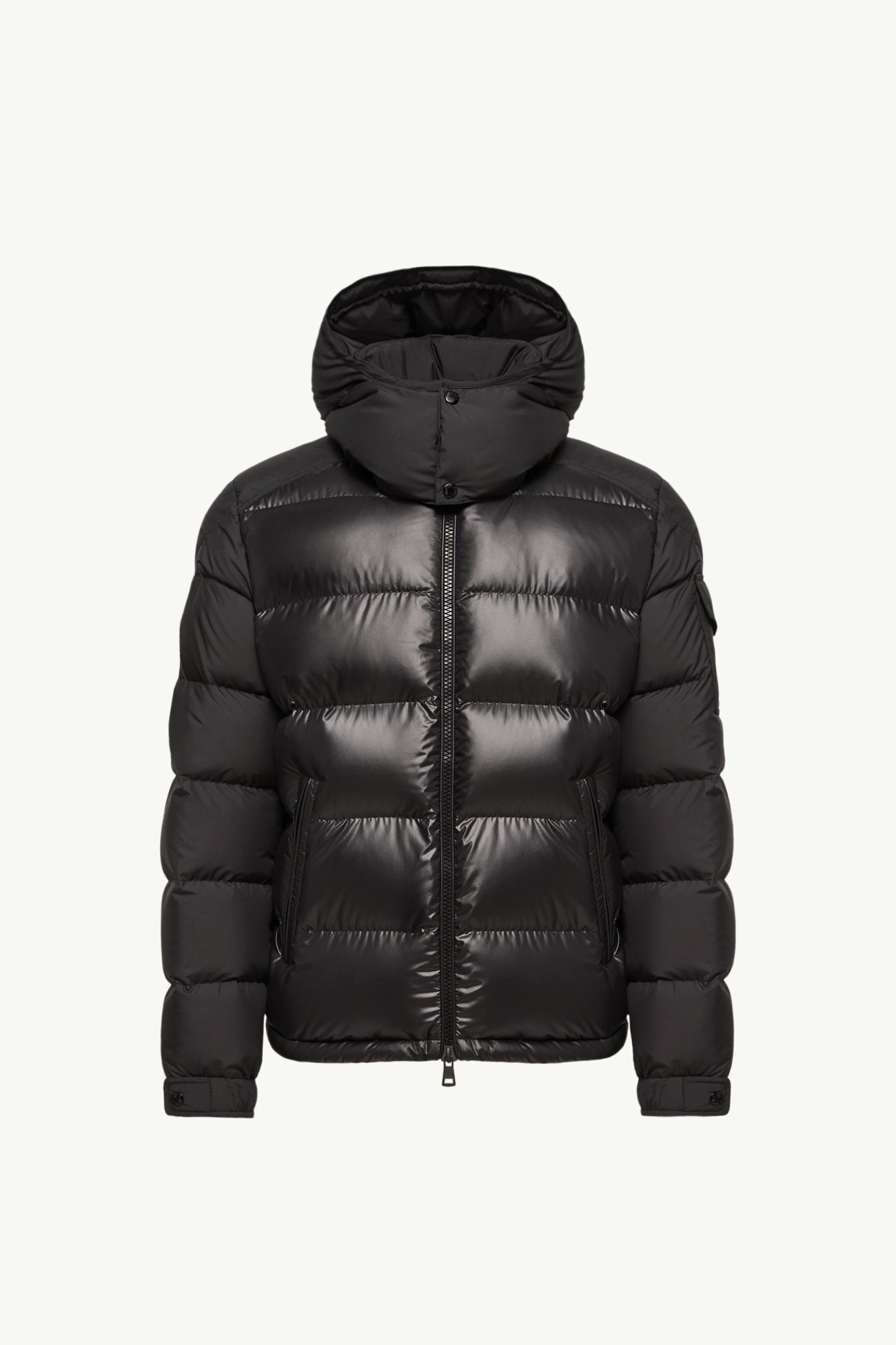 Moncler Maya連帽短身羽絨外套 男士 金屬黑色 Moncler 2