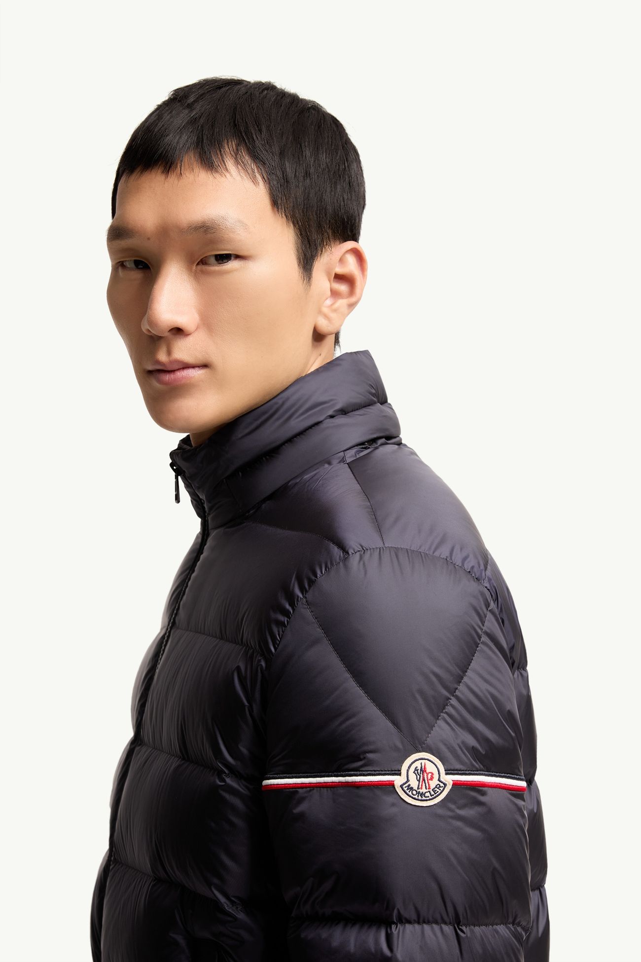 Ravenlock Hooded Short Down Jacket Men Dark Blue Moncler 1
