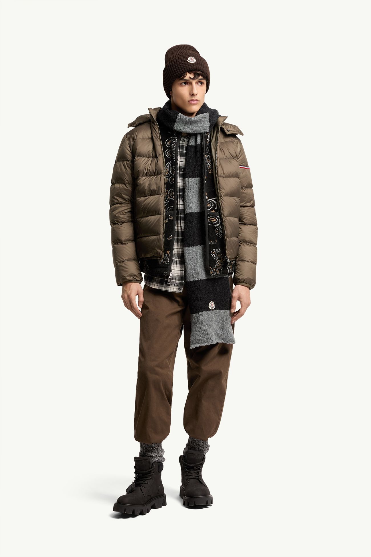 Ravenlock ショートダウンジャケット メンズ カーキー Moncler 0