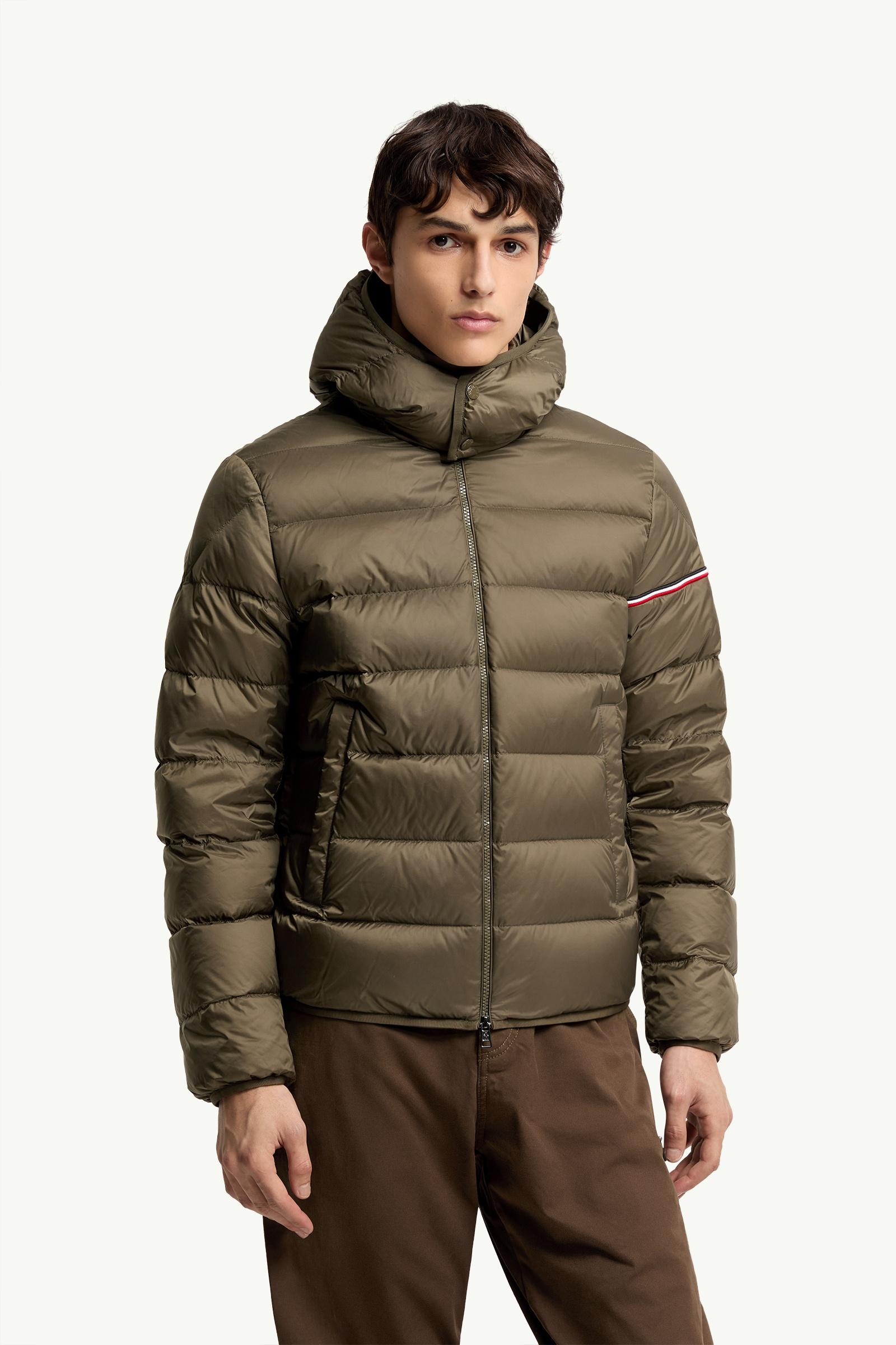 Khaki Ravenlock Hooded Short Down Jacket - Short Down Jackets for