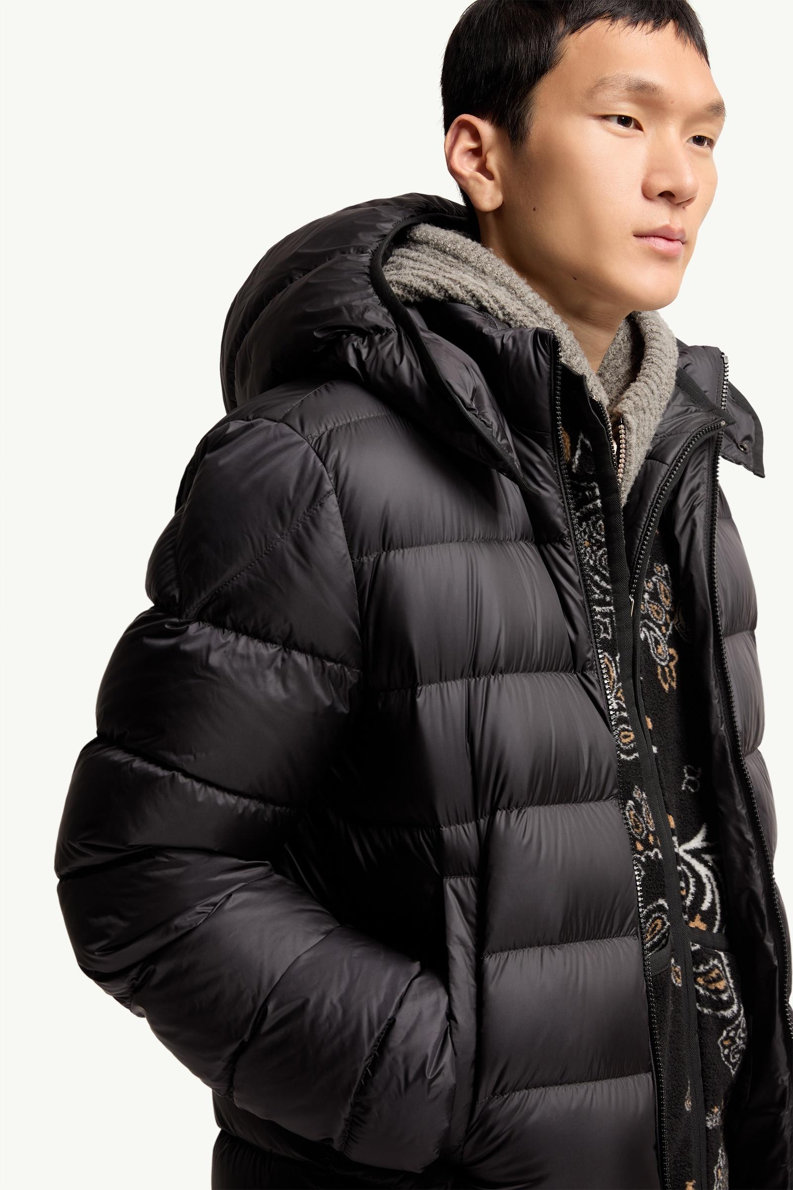 Black Ravenlock Hooded Short Down Jacket - Short Down Jackets for