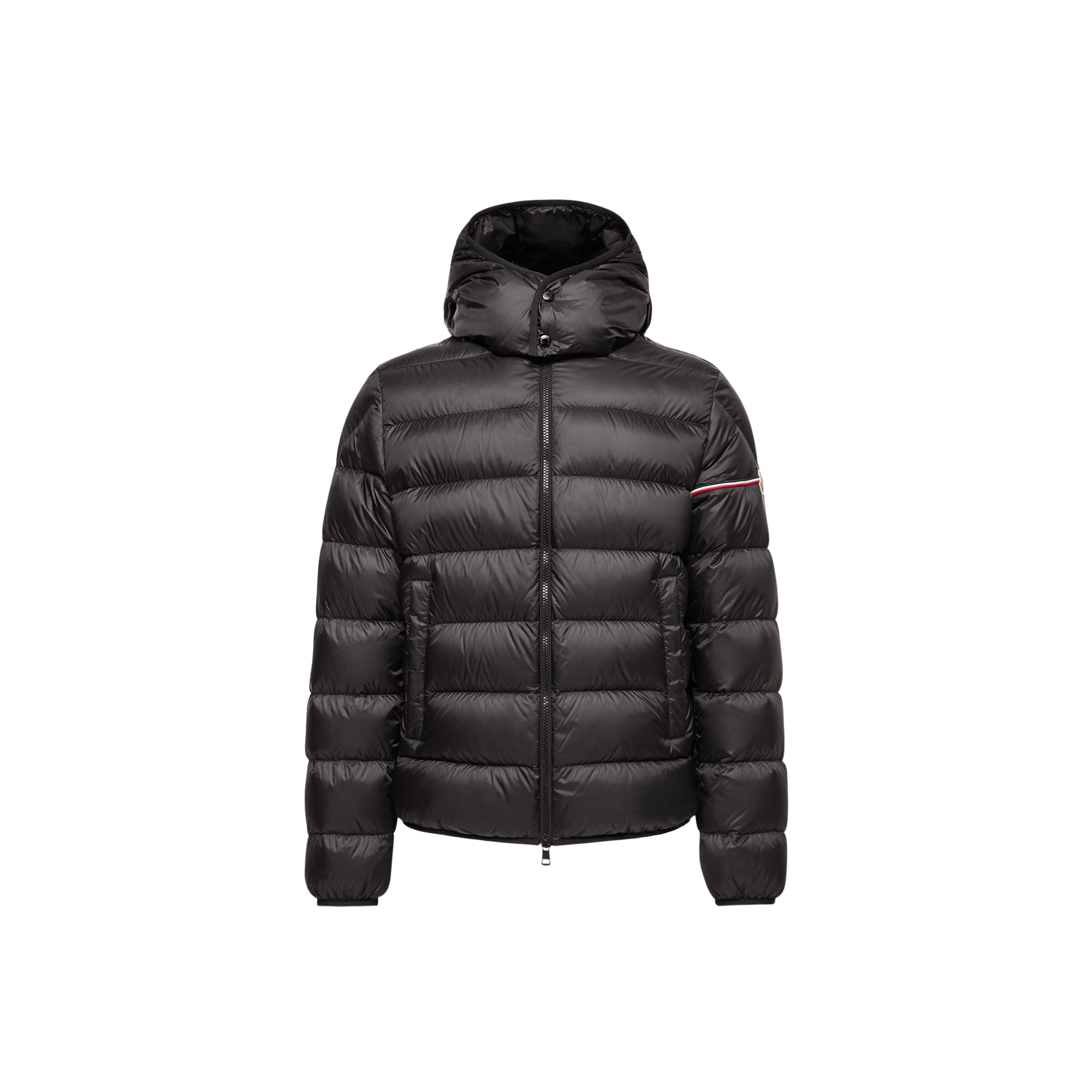 Moncler   Ravenlock Hooded Short Down Jacket for Men in Black, Size: 46