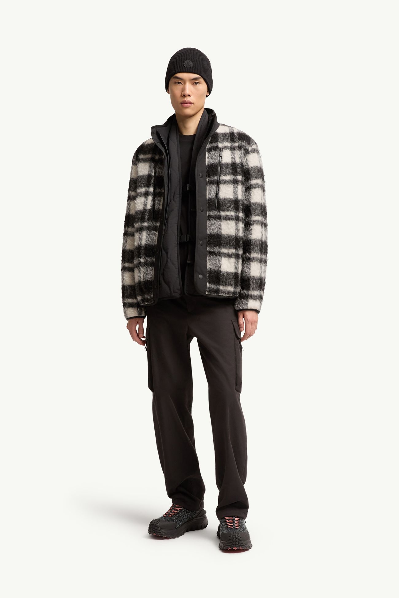Scalorbi男士中长款羽绒夹克外套 男士 黑色 & 白色 Moncler 0