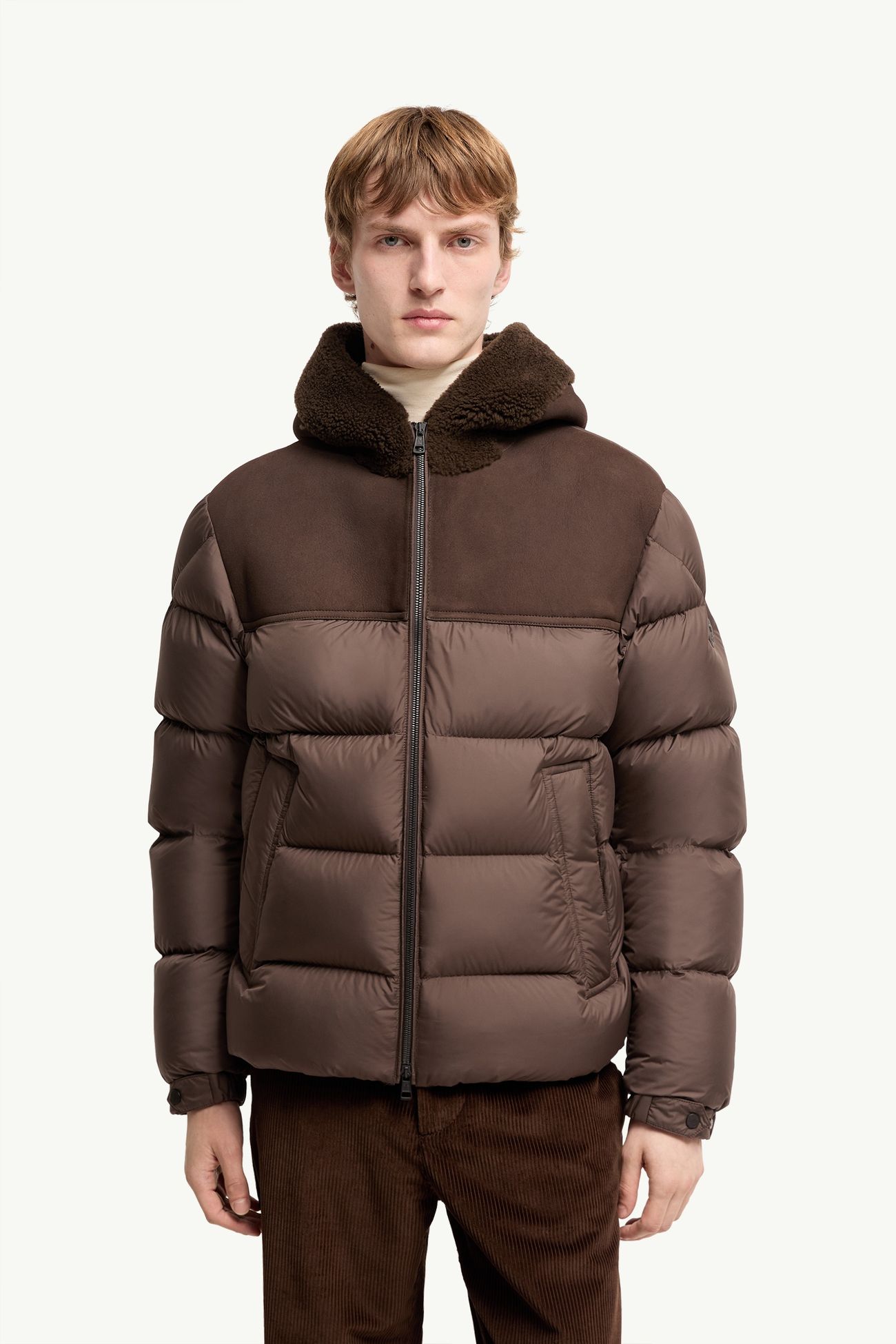 Jalmar連帽短身羽絨外套 男士 啡色 Moncler 3