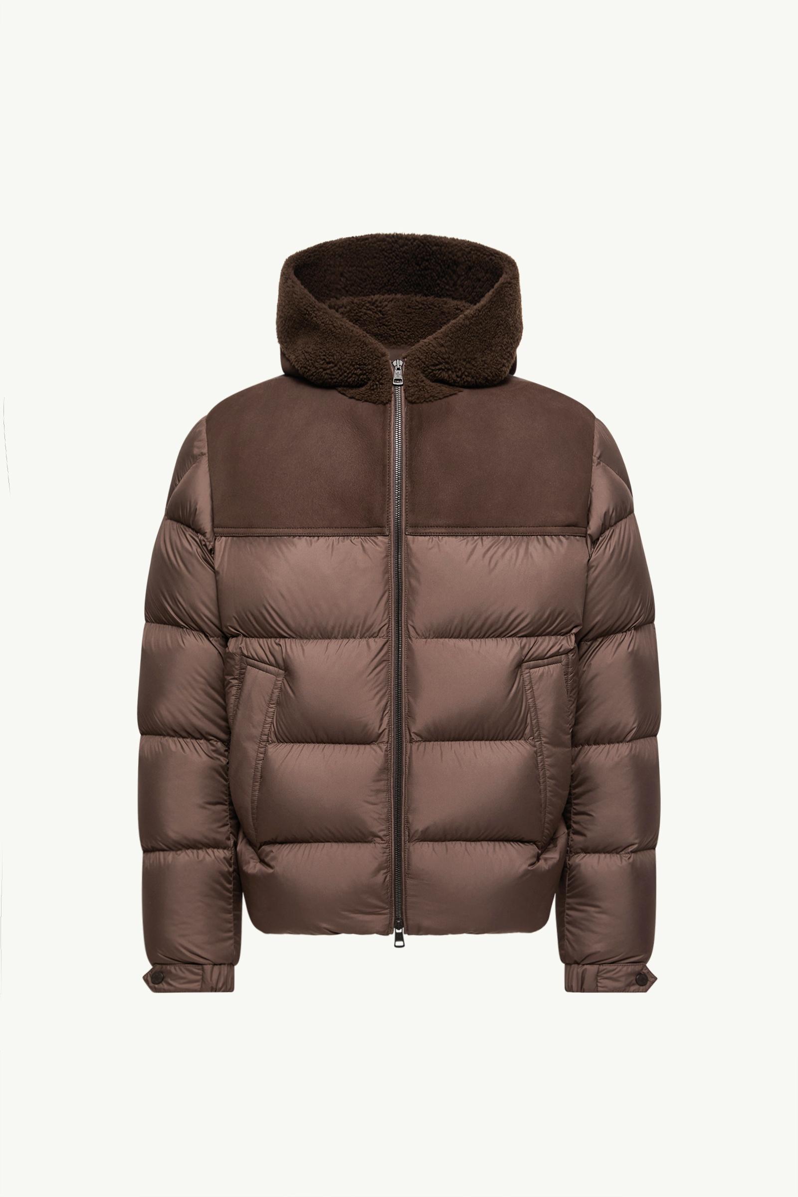 Plumífero corto con capucha Jalmar Hombre Marrón Moncler, 1 of 0