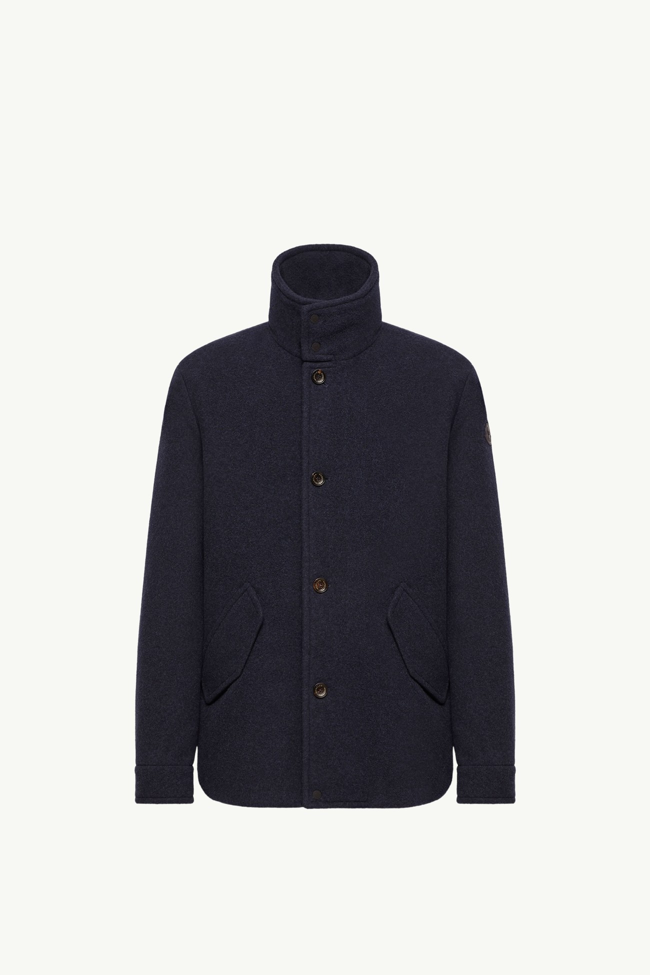 Doudoune courte en laine Panyol Hommes Bleu marine Moncler 2