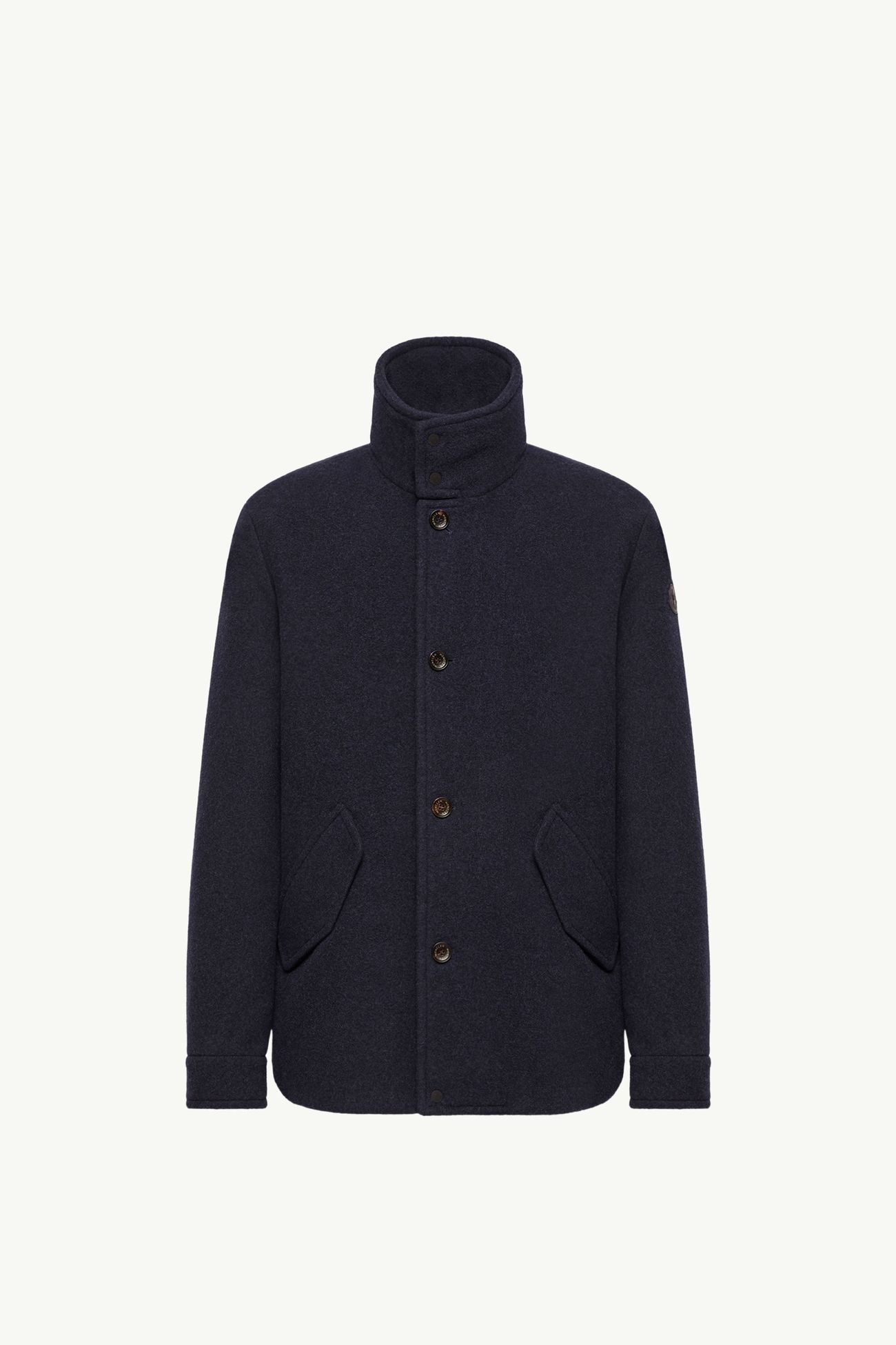 Panyol男士短款羊毛羽绒夹克外套 男士 海军蓝色 Moncler 2