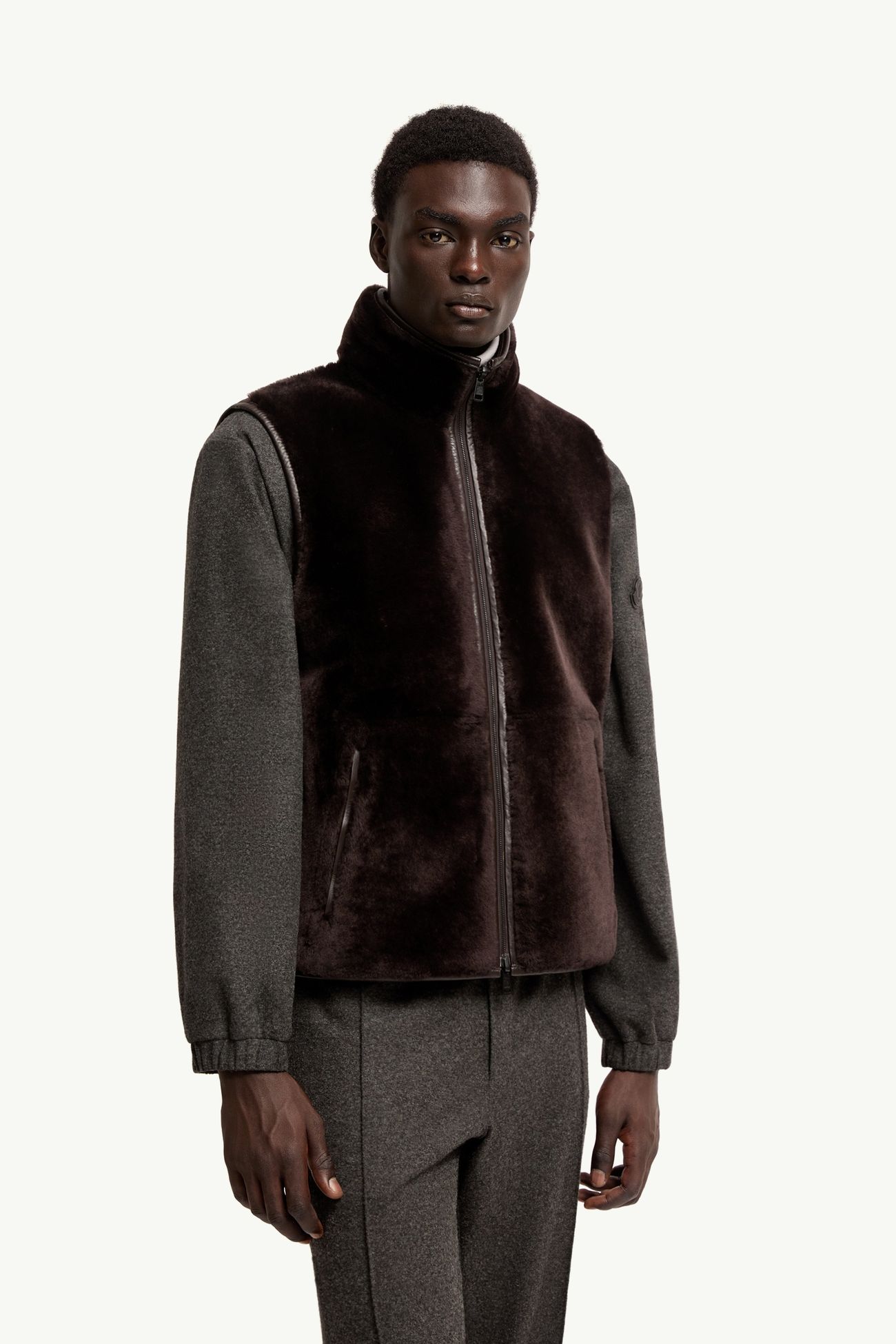 Rysfen Reversible Down Vest Men Brown Moncler 5