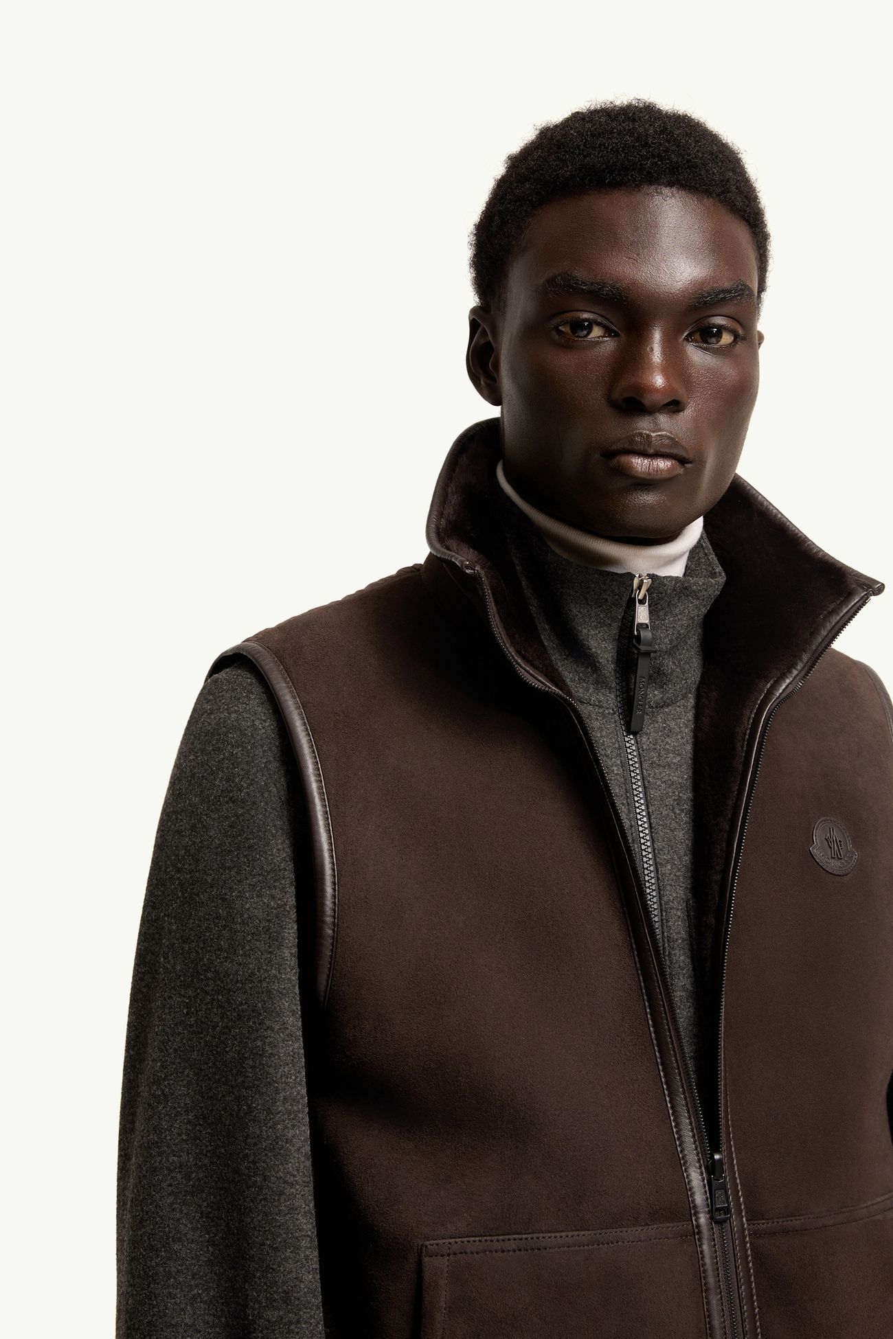 Rysfen Reversible Down Vest Men Brown Moncler 6