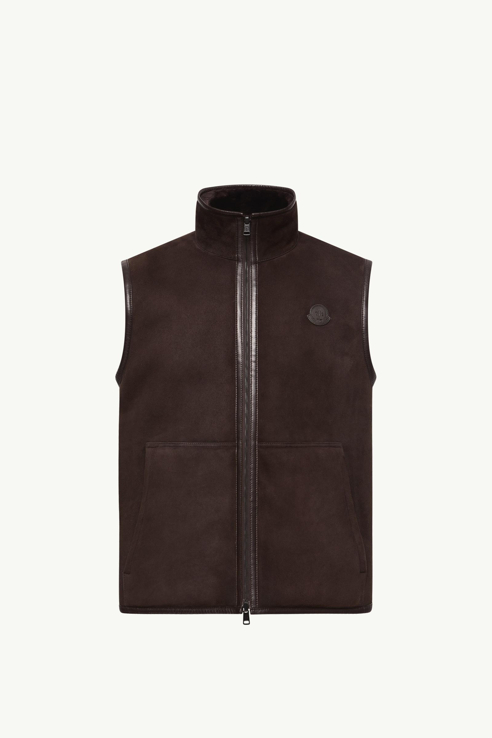 Rysfen Reversible Down Vest Men Brown Moncler, 1 of 0
