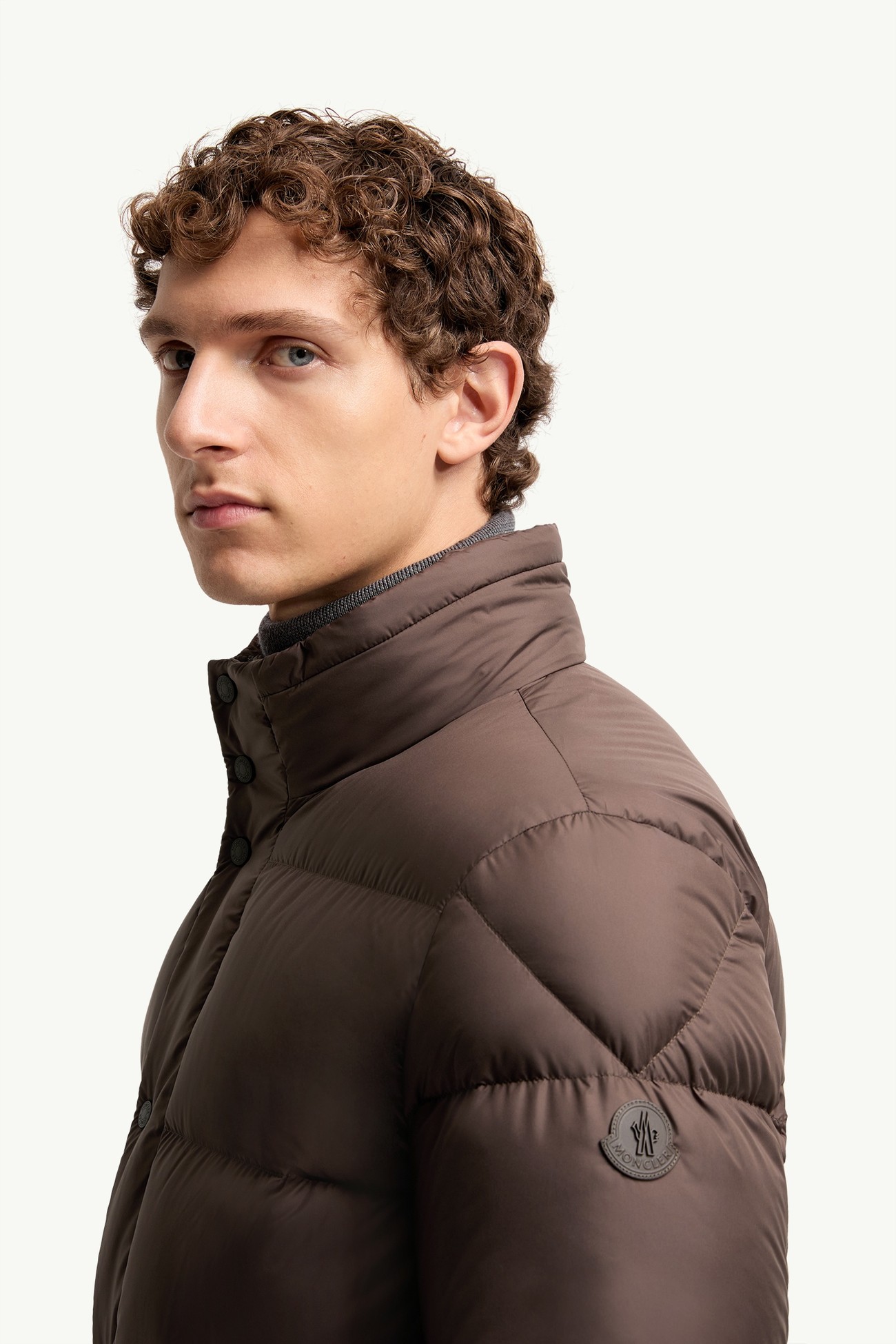 Piumino corto Drisfall Uomo Marrone Moncler 1