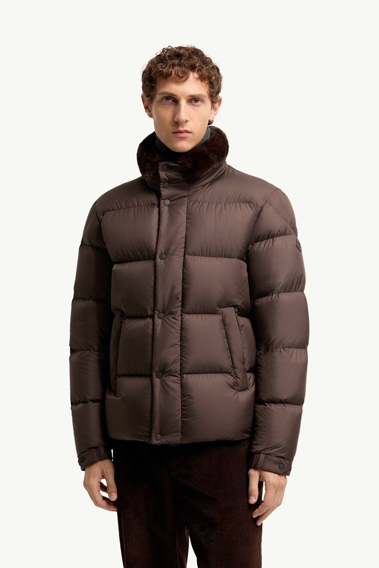 Piumino corto Drisfall Uomo Marrone Moncler 3