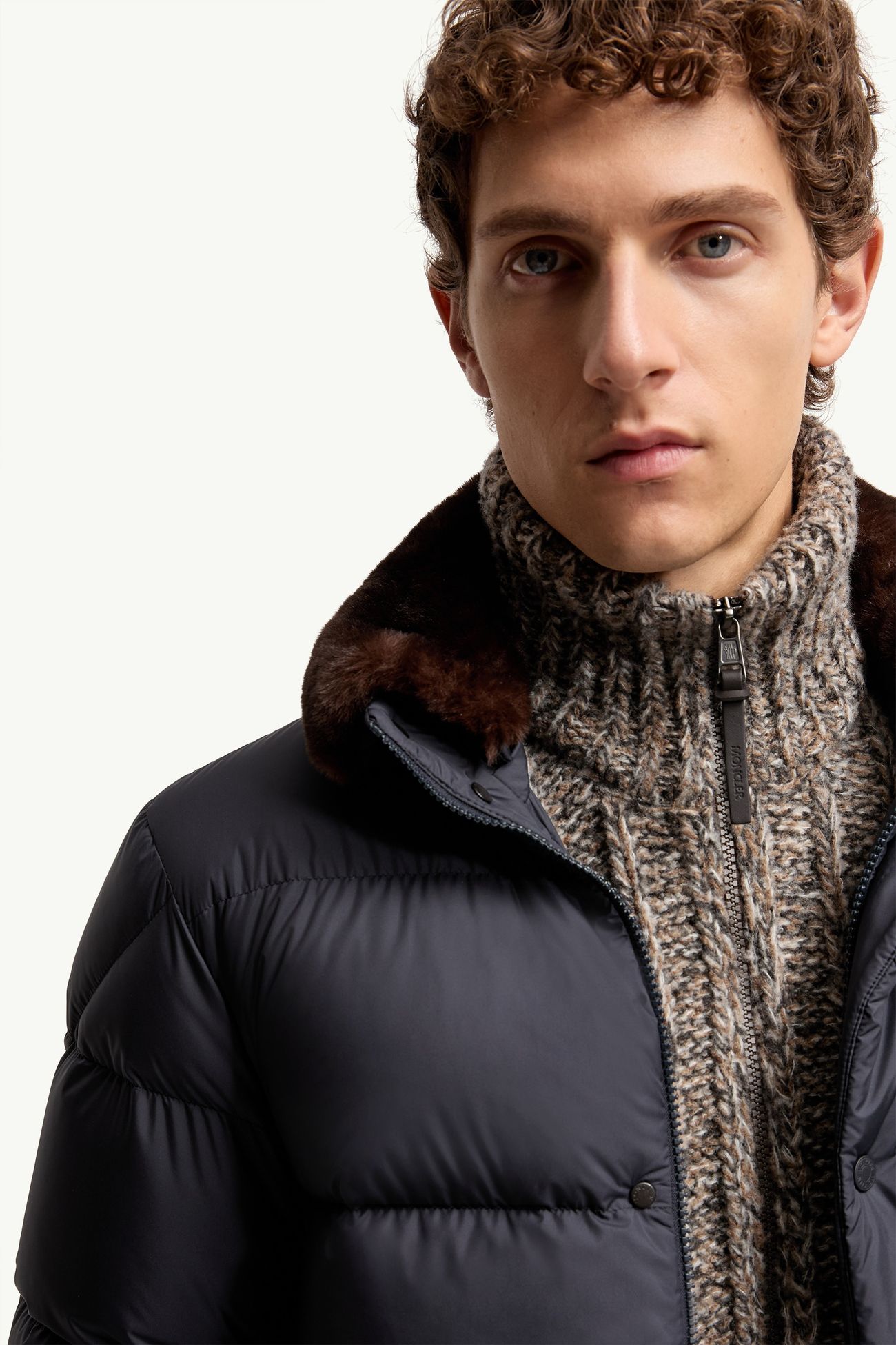 Drisfall 쇼트 다운 재킷 남성 다크 블루 Moncler 6