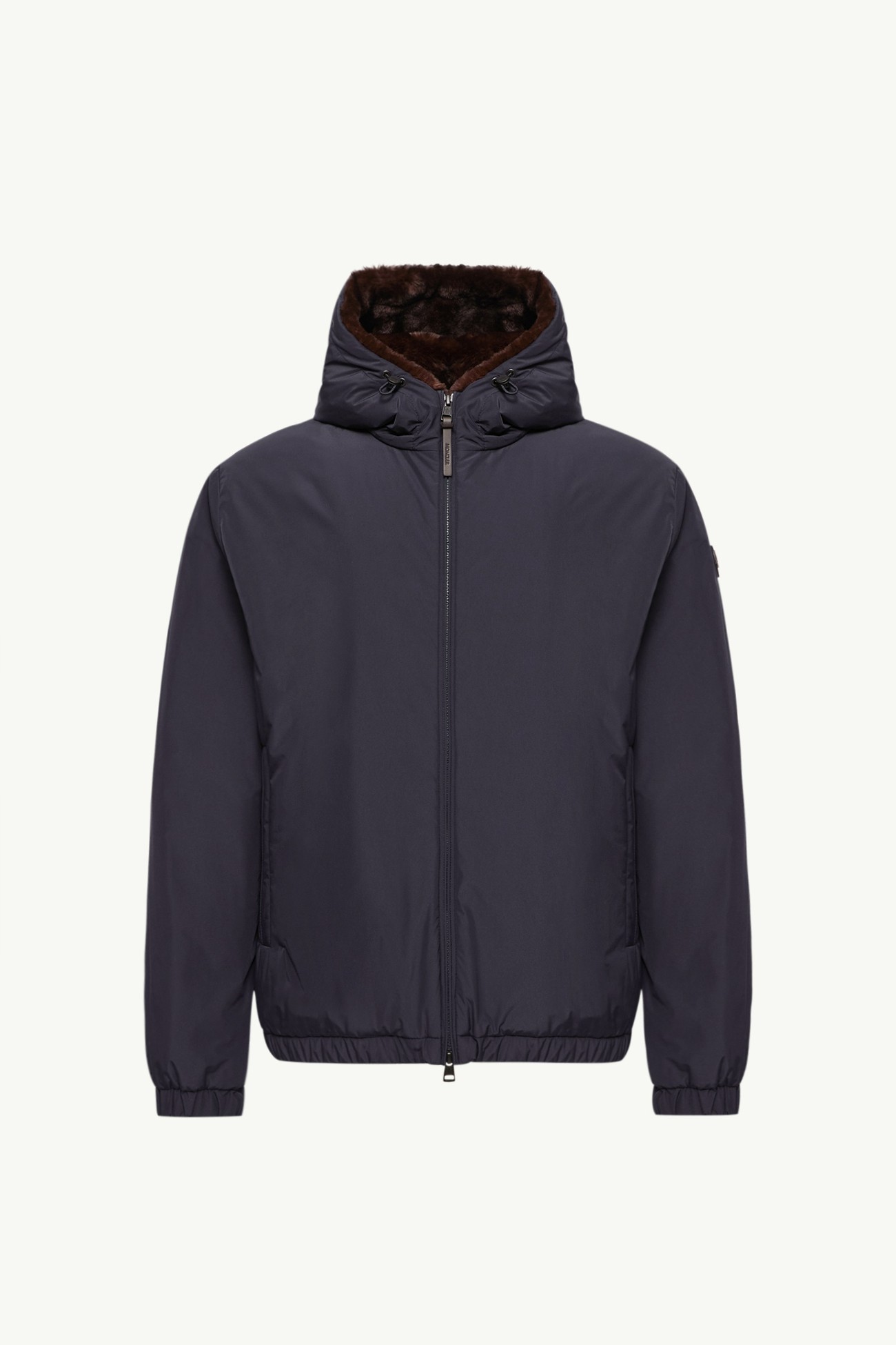Zambood Hooded Short Down Jacket Men Navy Blue Moncler 2