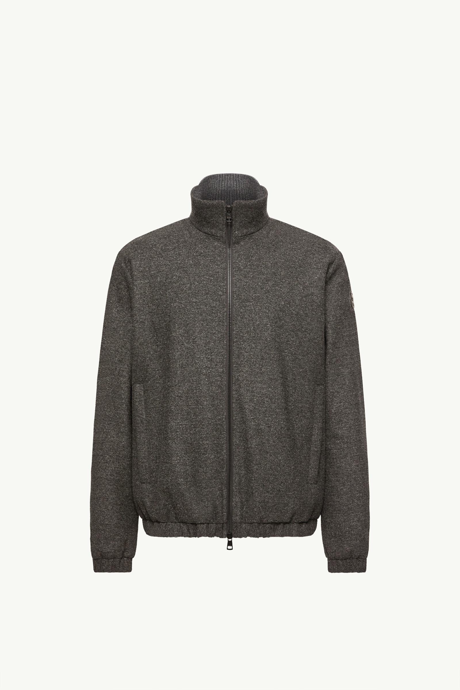 Limberl kurze Flanelldaunenjacke Herren Dunkelgrau Moncler, 1 of 0