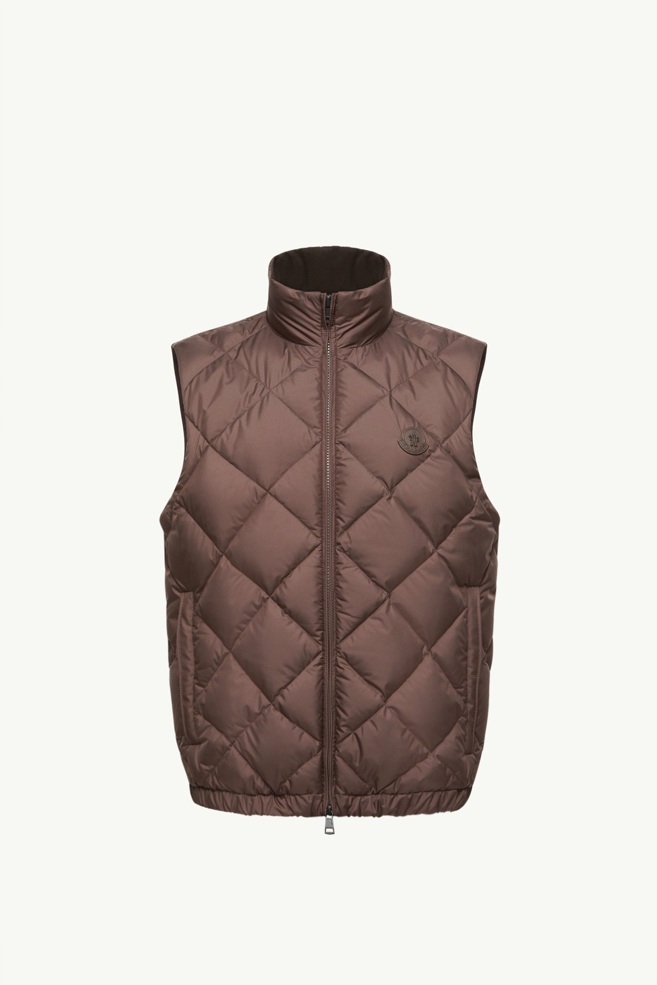 Gilet Chobe con trapuntatura a diamante Uomo Marrone Moncler 2