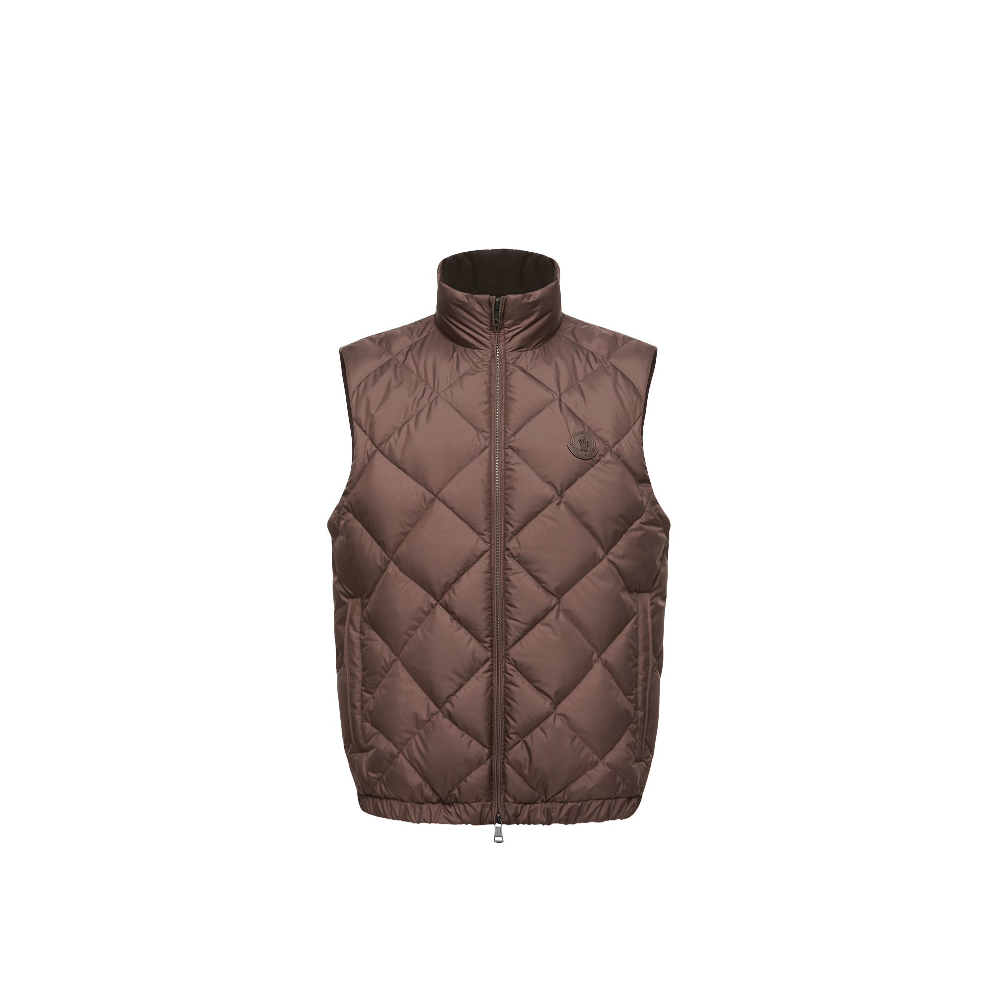 Moncler Herren Braun Daunenweste Chobe, Gr. 4 - Bild 3