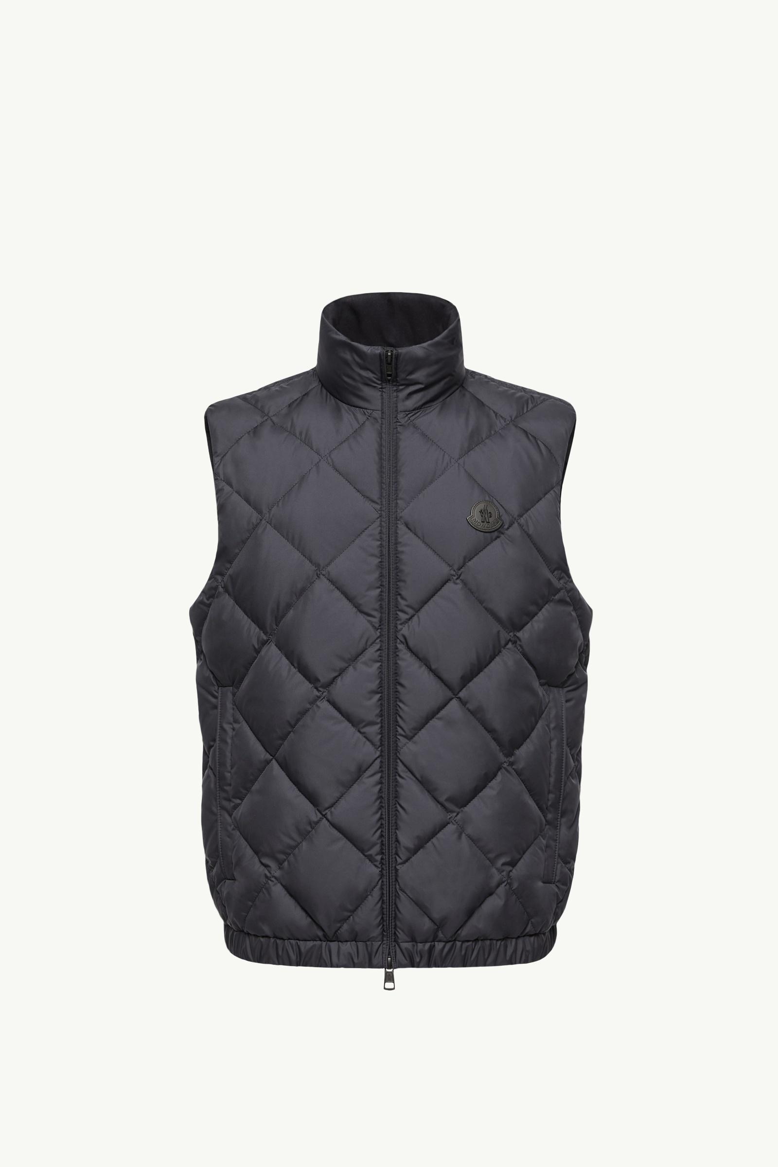 Chobe菱形絎縫羽絨背心 男士 深藍色 Moncler, 1 of 0