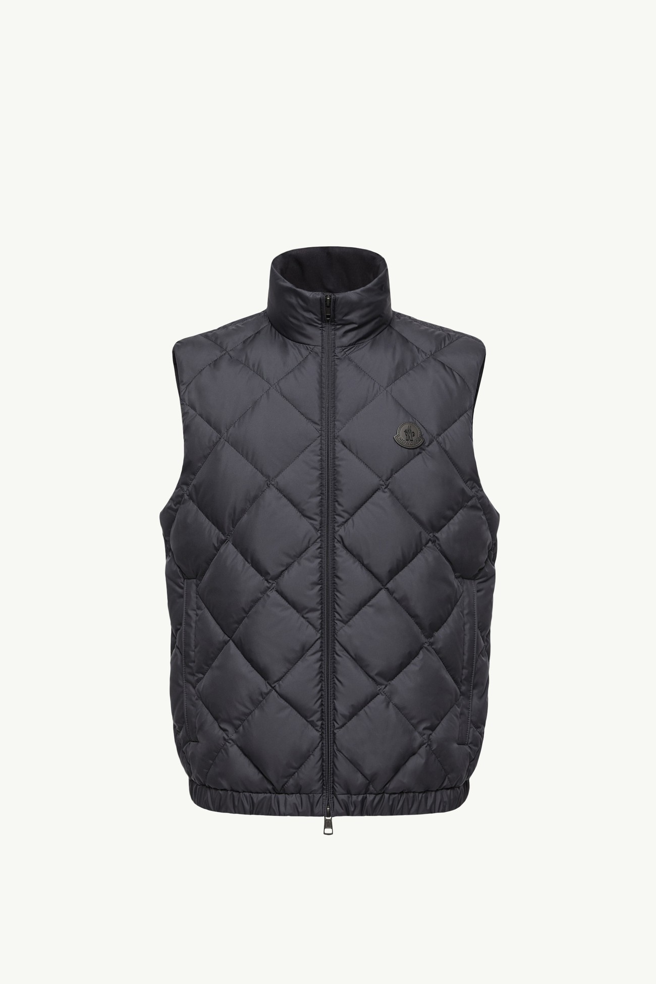 Chobe Diamond Quilted Down Vest Men Dark Blue Moncler 2