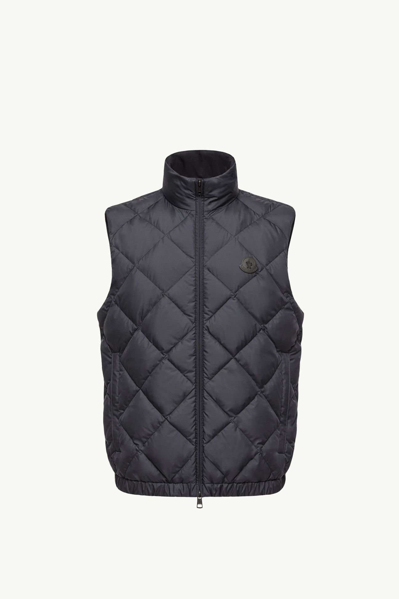 Chobe菱形絎縫羽絨背心 男士 深藍色 Moncler 2
