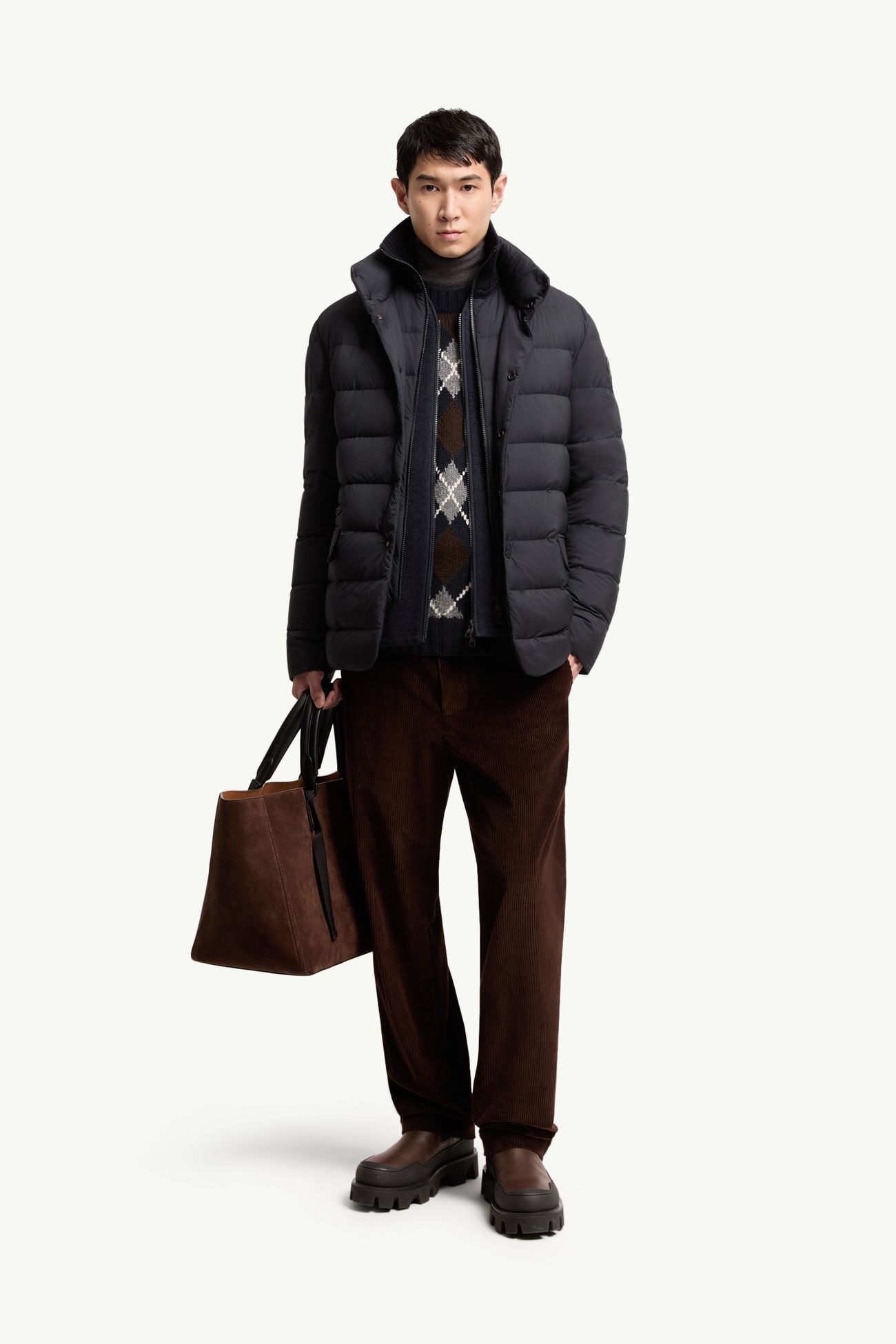 Elarune ํ๋ ๋ค์ด ์ฌํท ๋จ์ฑ ๋คํฌ ๋ธ๋ฃจ Moncler 0