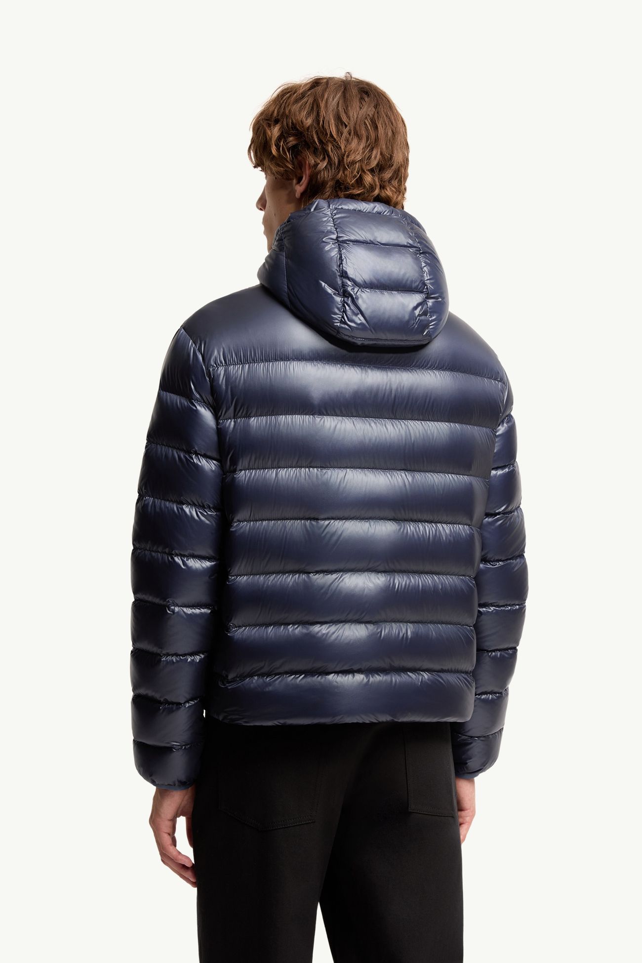 Forzo連帽可收納式短身羽絨外套 男士 灰藍色 Moncler 4
