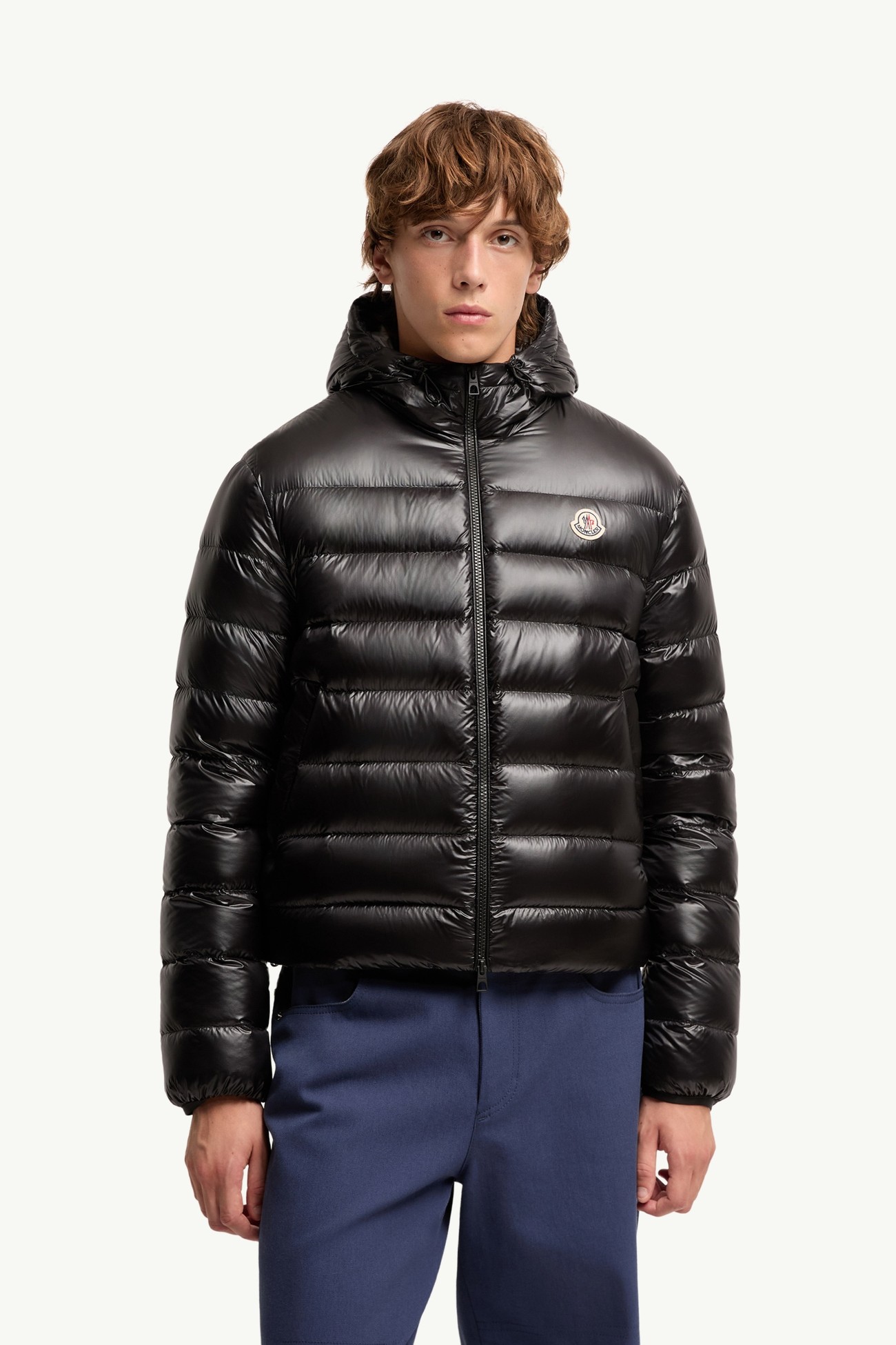 Forzo Hooded Packable Short Down Jacket Men Black Moncler 3
