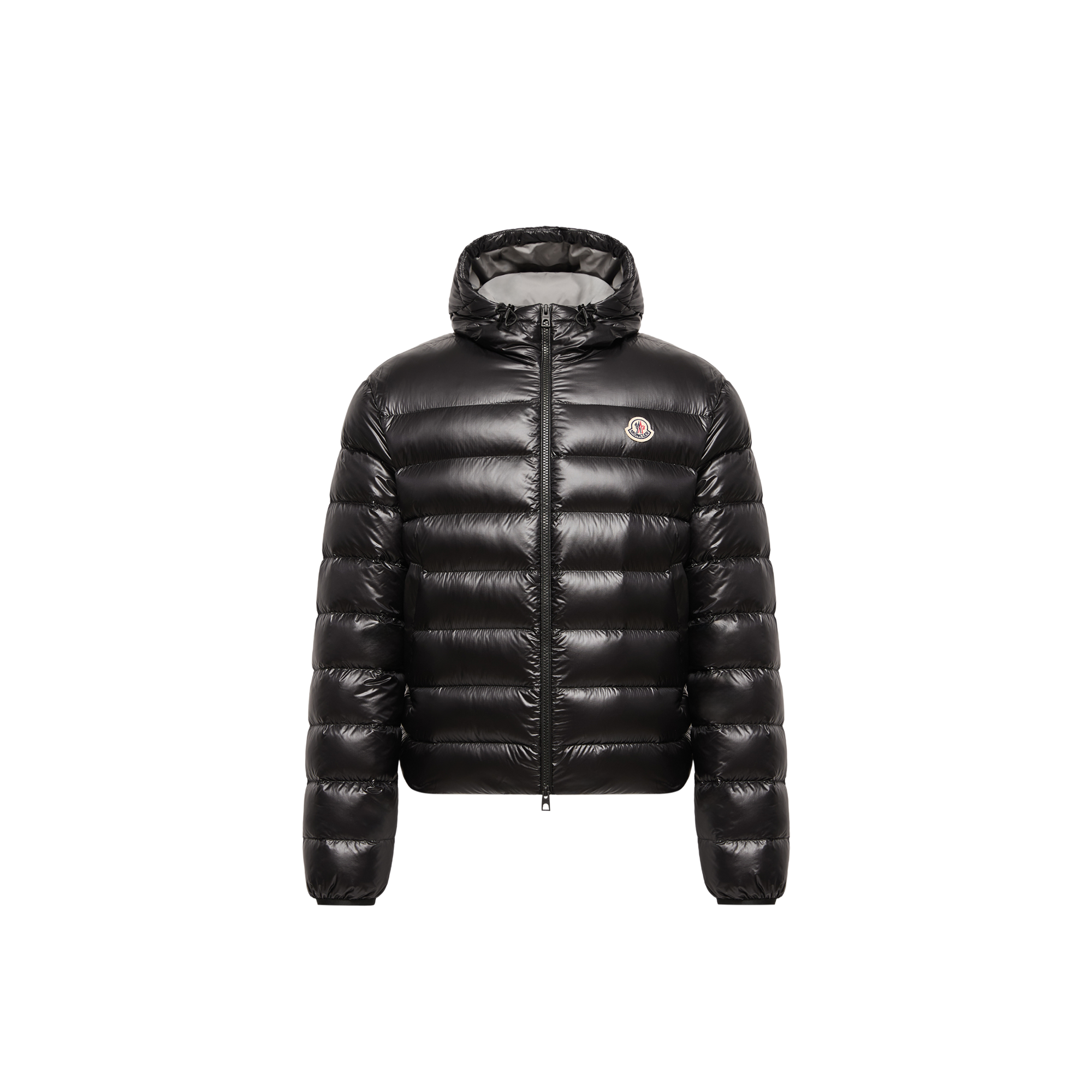 Moncler Piumino Corto Forzo Ripiegabile Con Cappuccio Uomo da Nero, Taglia: 4