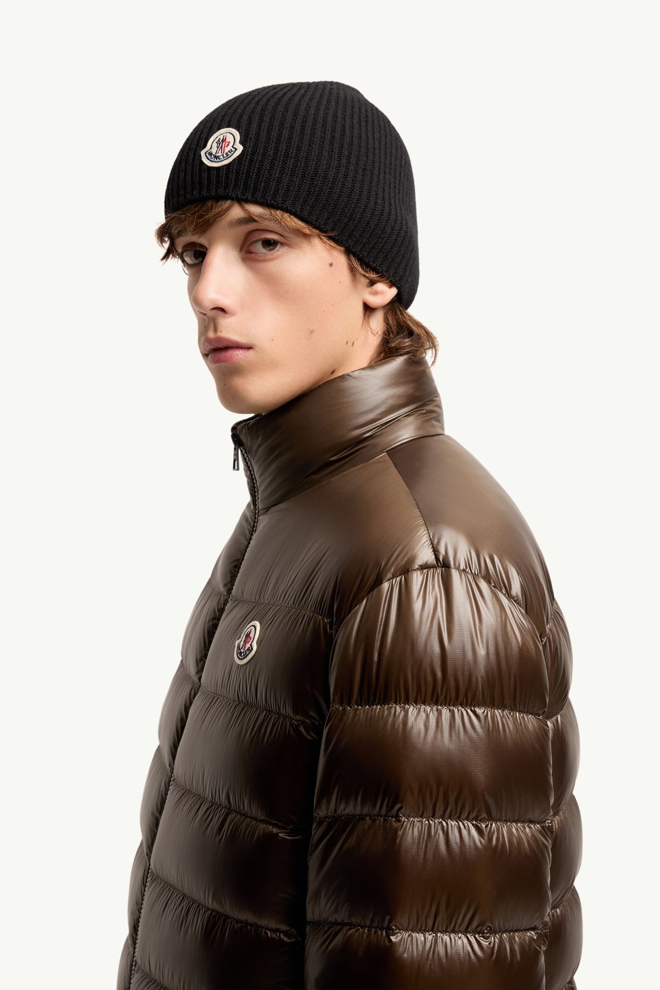 Sergesta Packable Short Down Jacket Men Dark Brown Moncler 1
