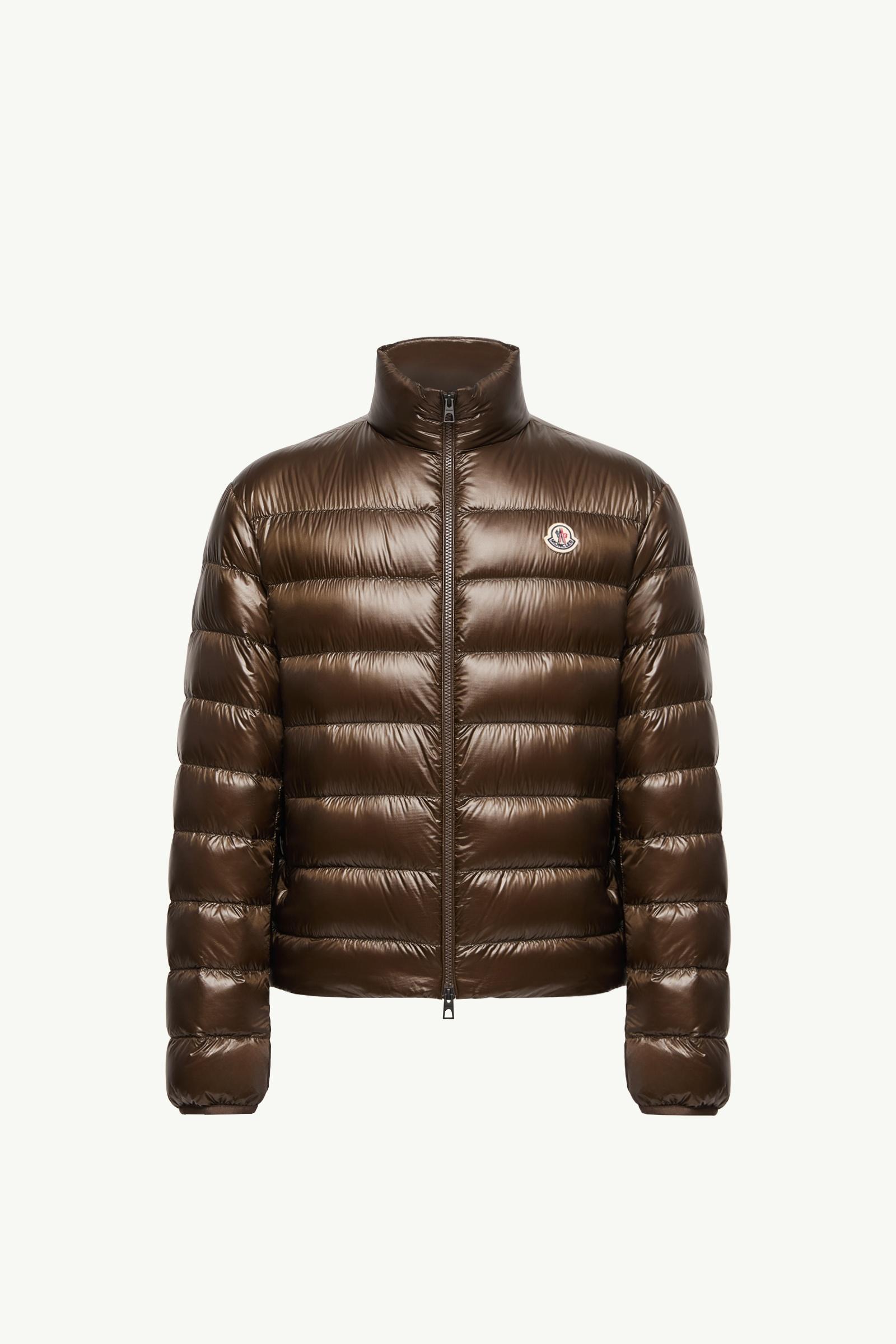 Sergesta Packable Short Down Jacket Men Dark Brown Moncler, 1 of 0
