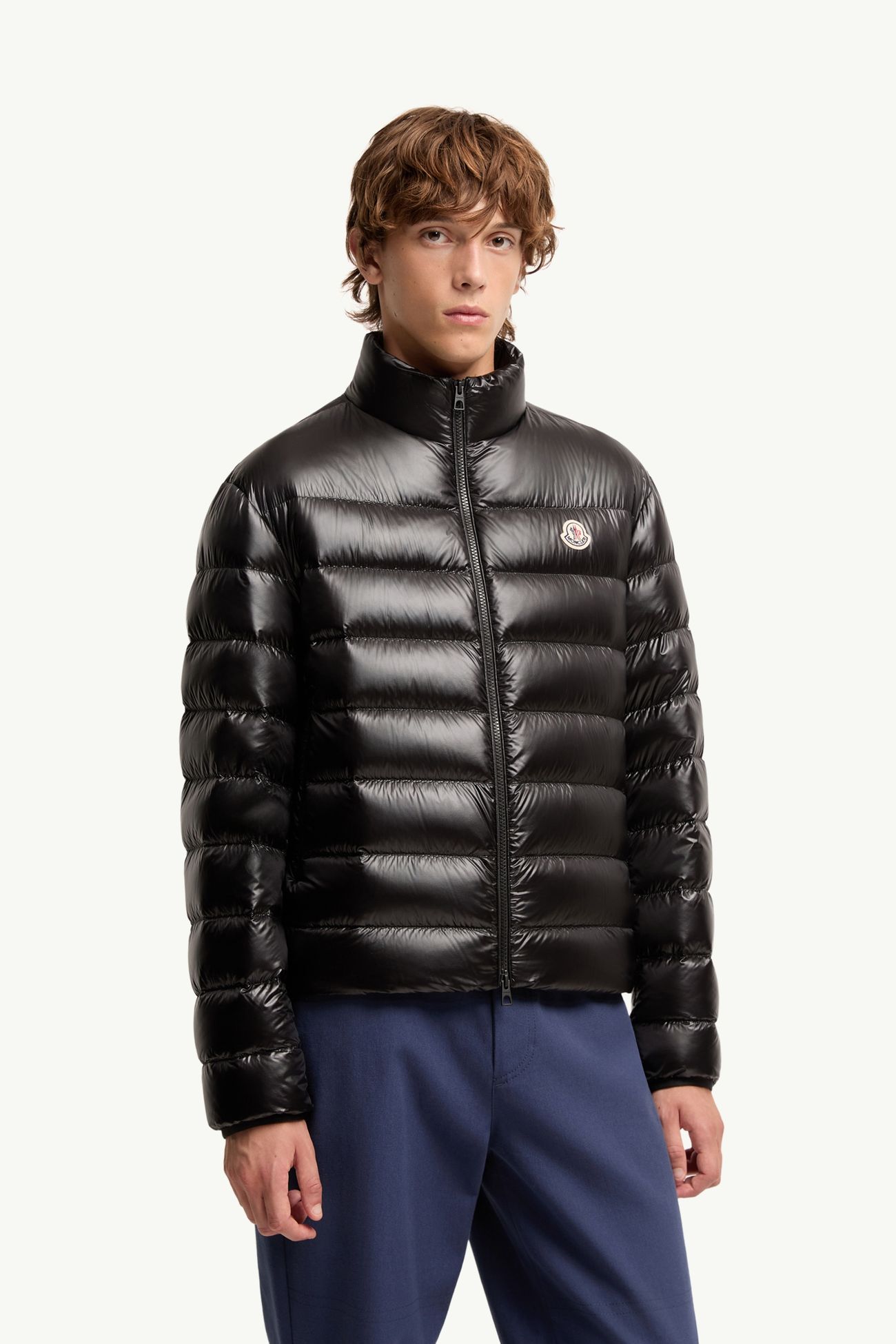 Sergesta verstaubare kurze Daunenjacke Herren Schwarz Moncler 3
