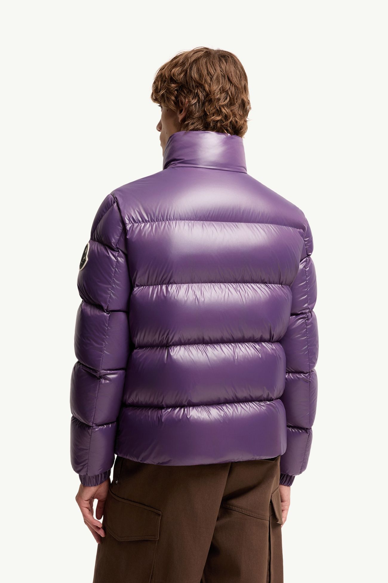 Piumino corto Bendola in laqué Uomo Viola Moncler 4