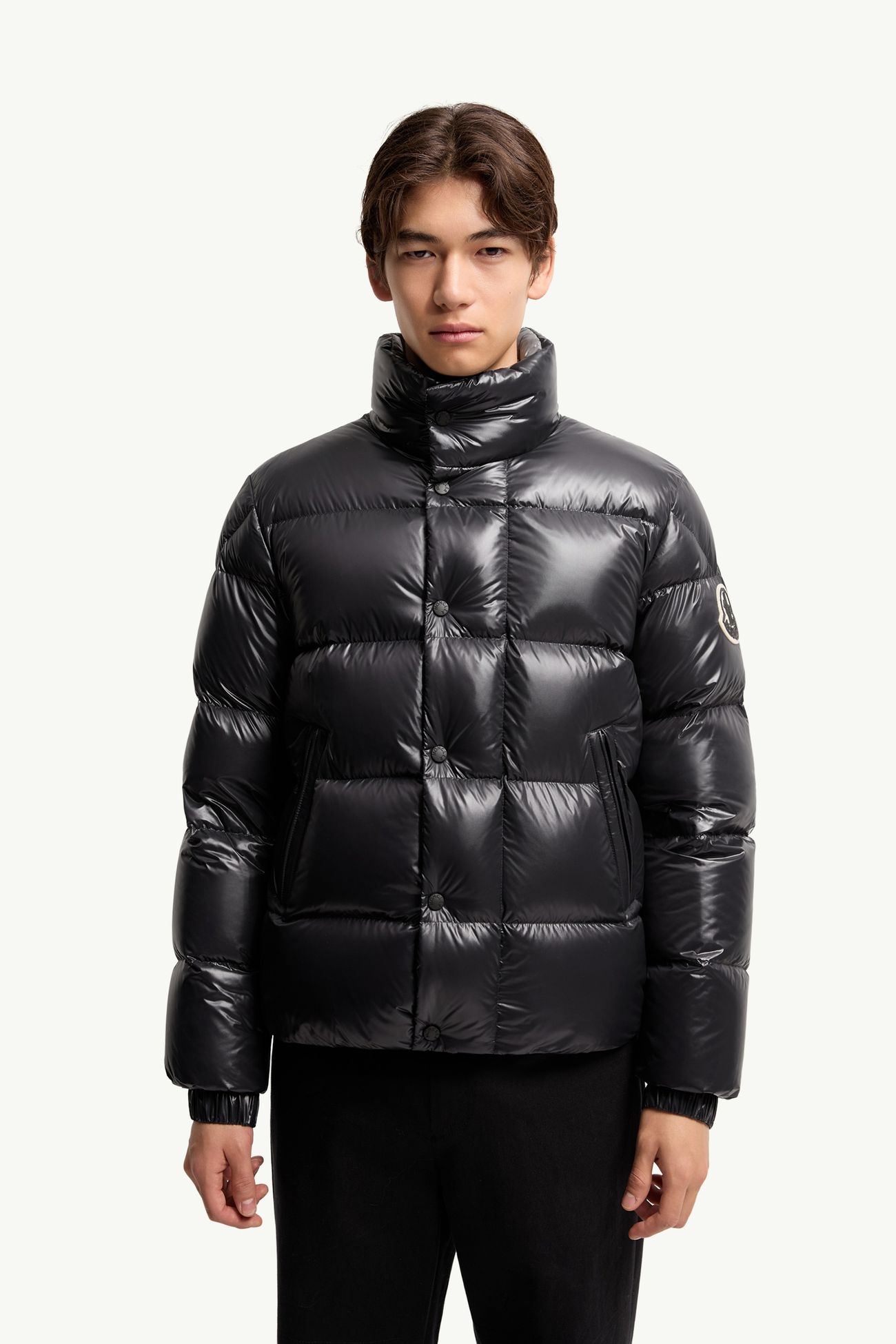 Bendola Laqué短身羽絨外套 男士 黑色 Moncler 3