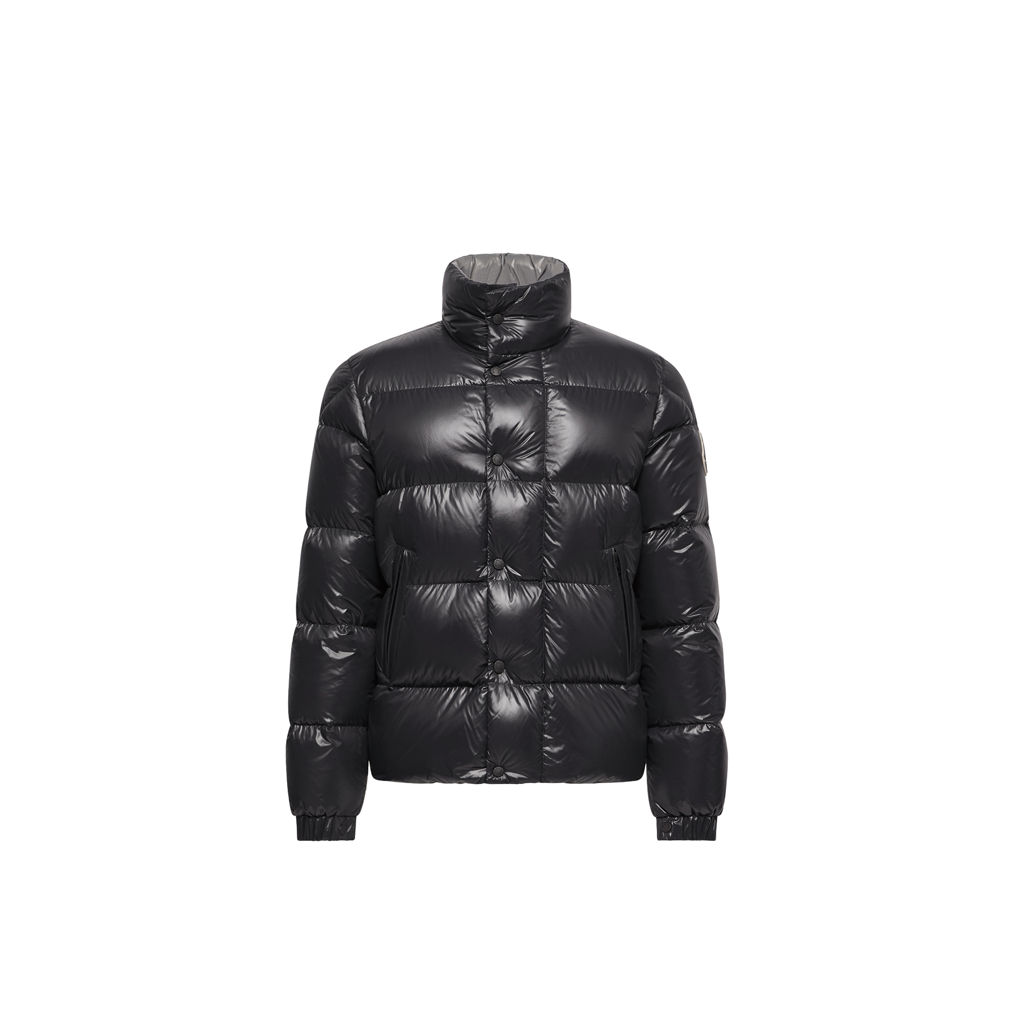 Moncler Uomo Nero - Bendola Laqué Short Down Jacket, Size: 3 - Immagine 2