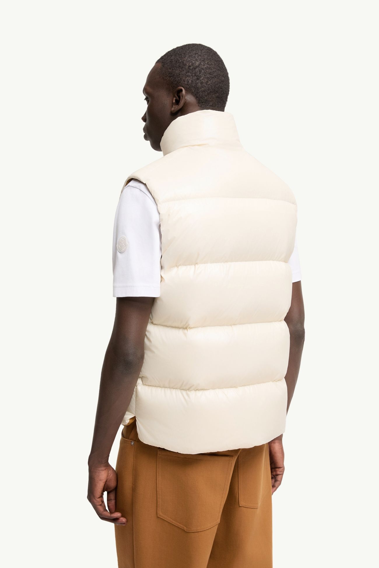 Belice Down Vest Men White Ivory Moncler 4