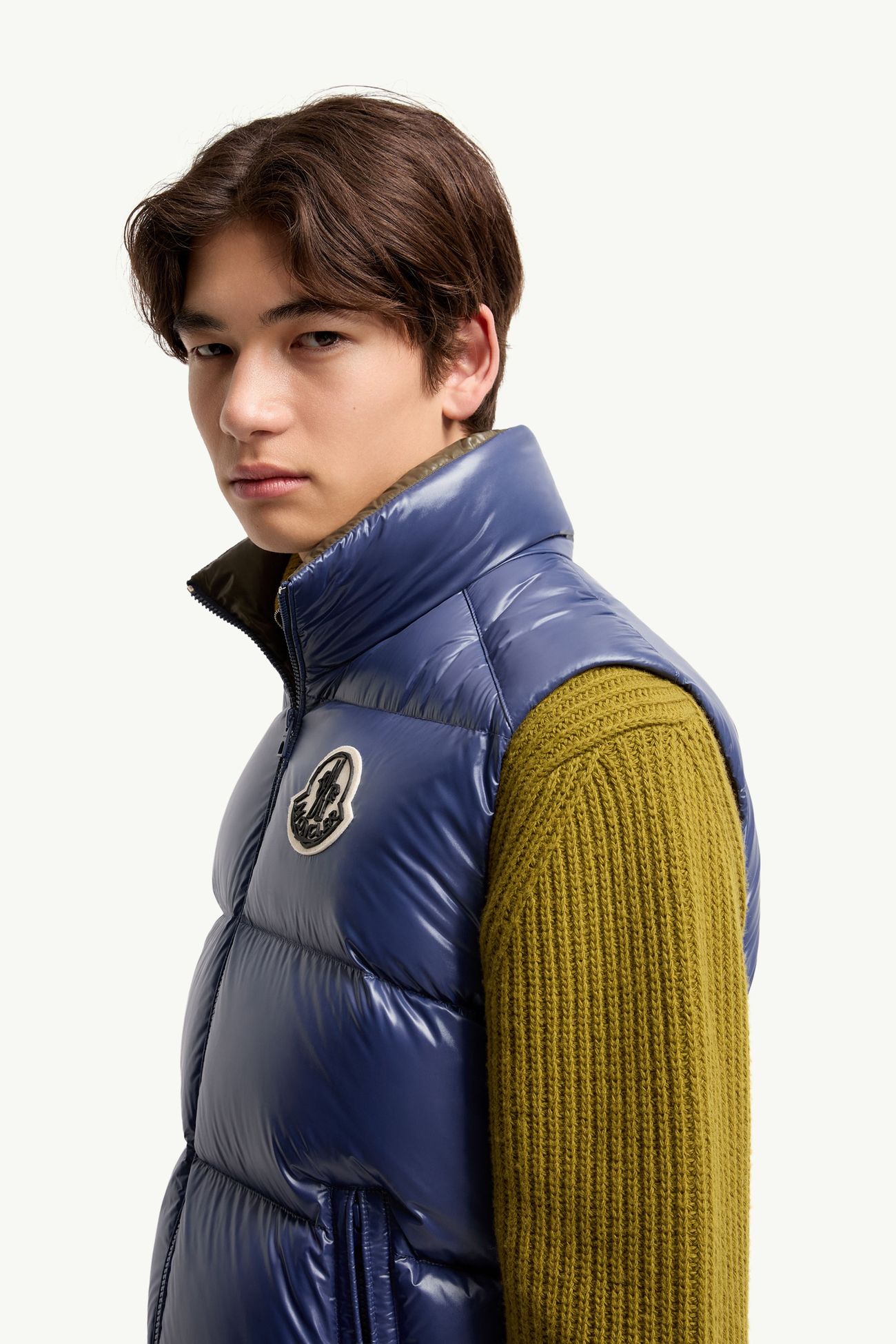 Chaleco plumífero Belice Hombre Azul Real Moncler 1