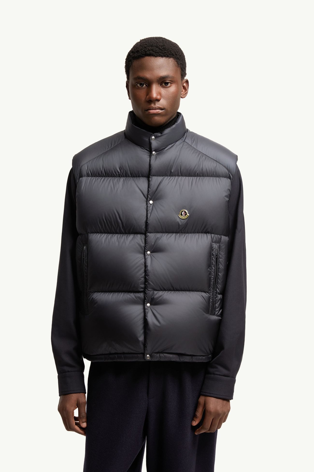 Tibb Reversible Down Gilet Men Navy Blue Moncler 3