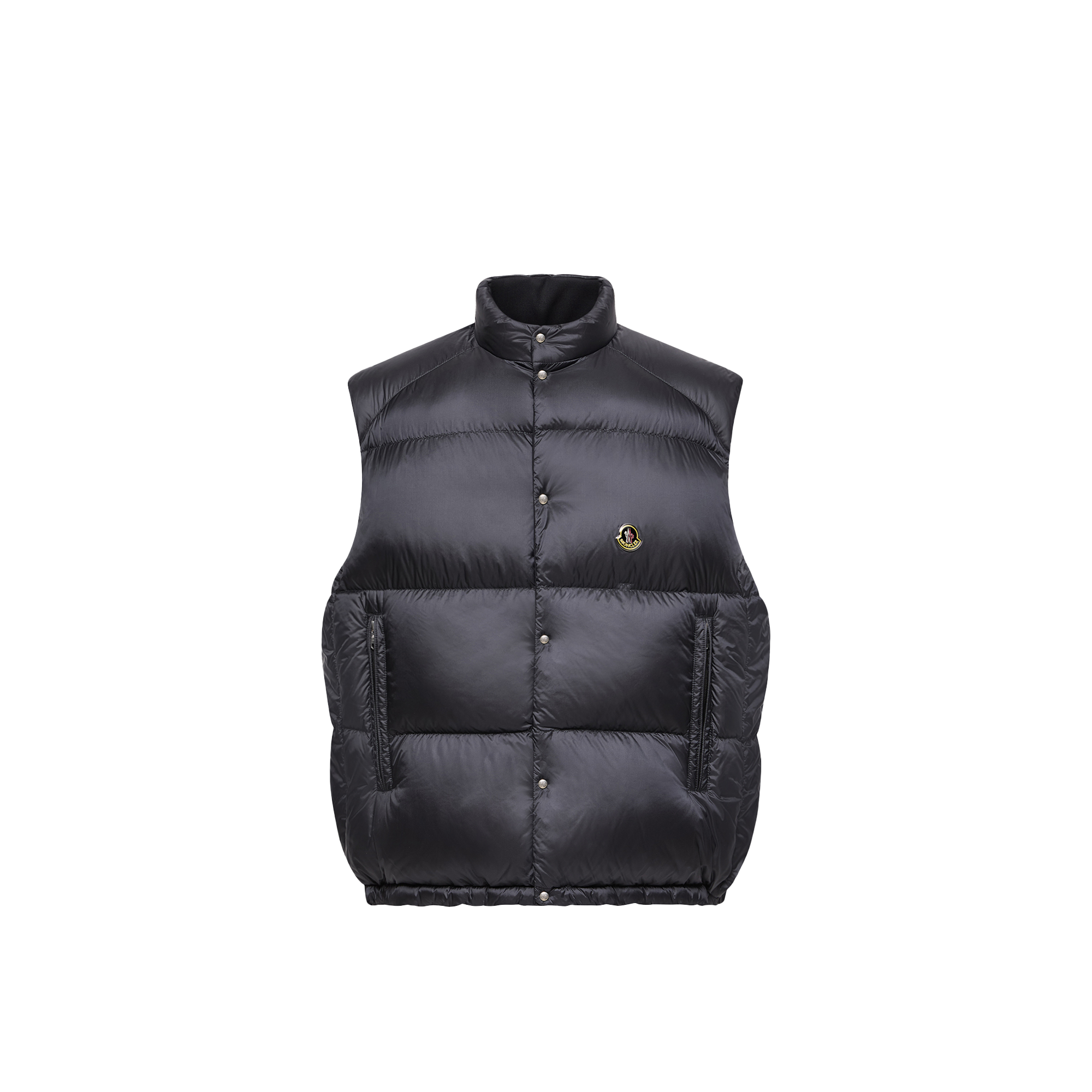 Moncler Tibb Reversible Down Gilet for Men in Blue, Size: 40
